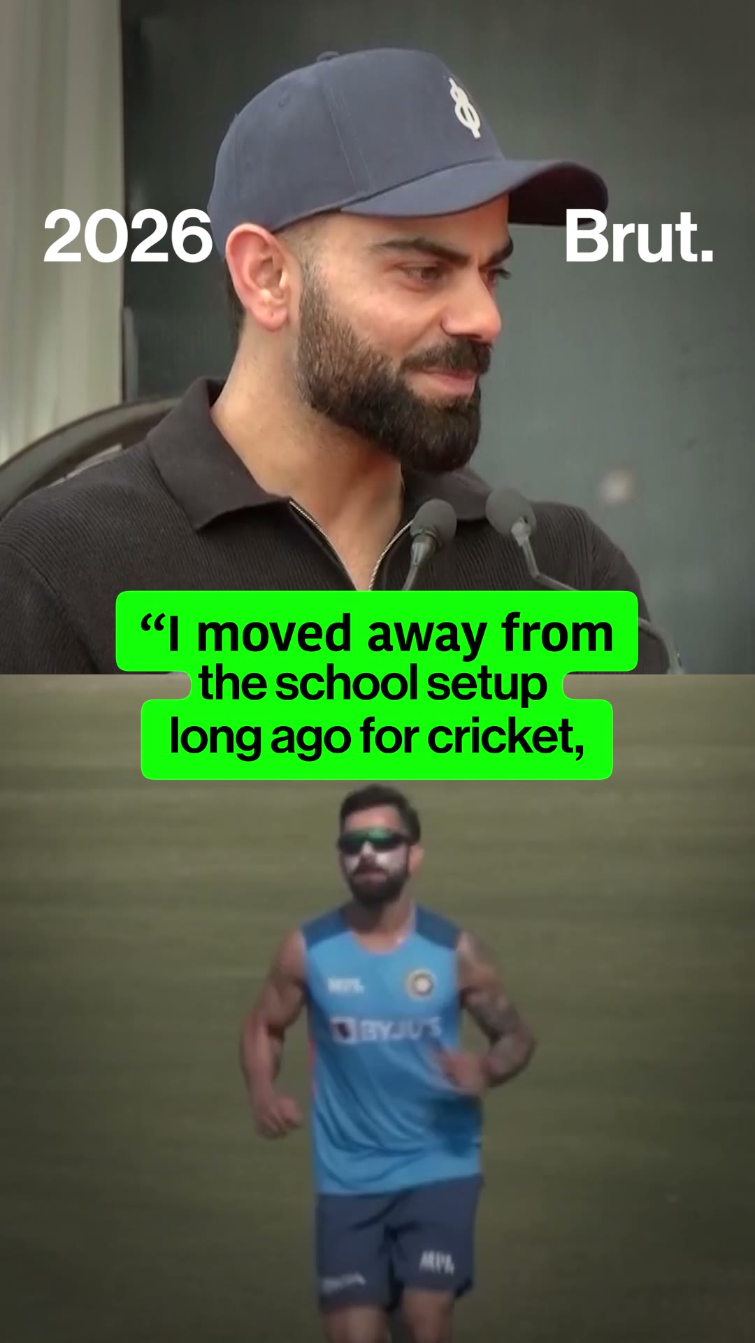 What an "awkward" Virat Kohli told students at a cricket academy launch
