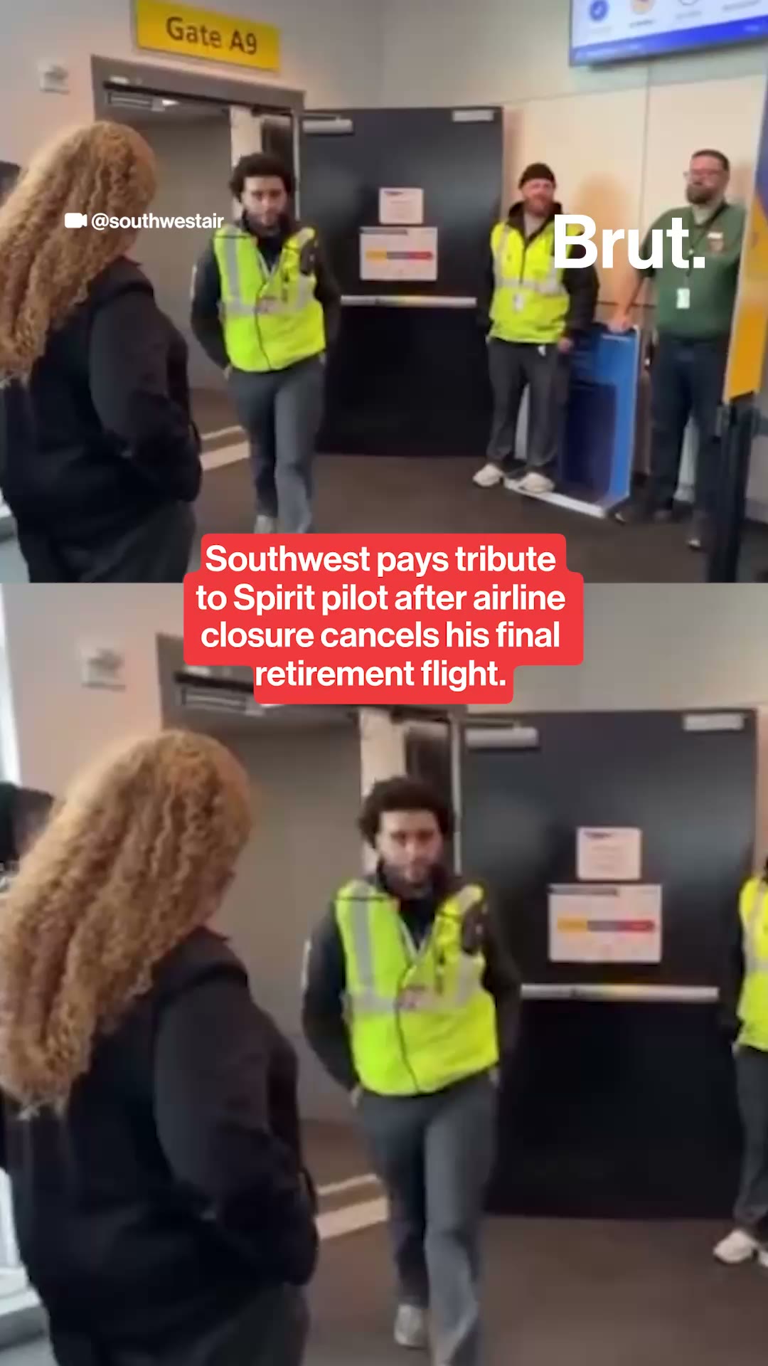 Southwest pays tribute to Spirit pilot after airline closure cancels final retirement flight.