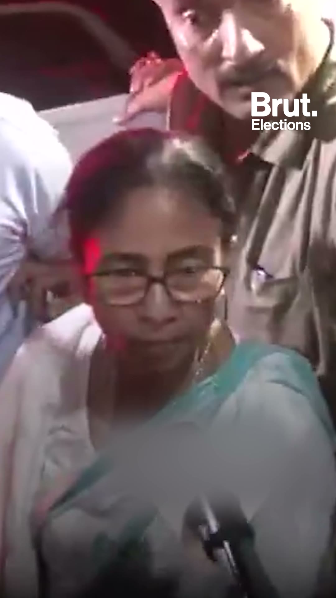 What stressed out Mamata Banerjee at a counting centre?