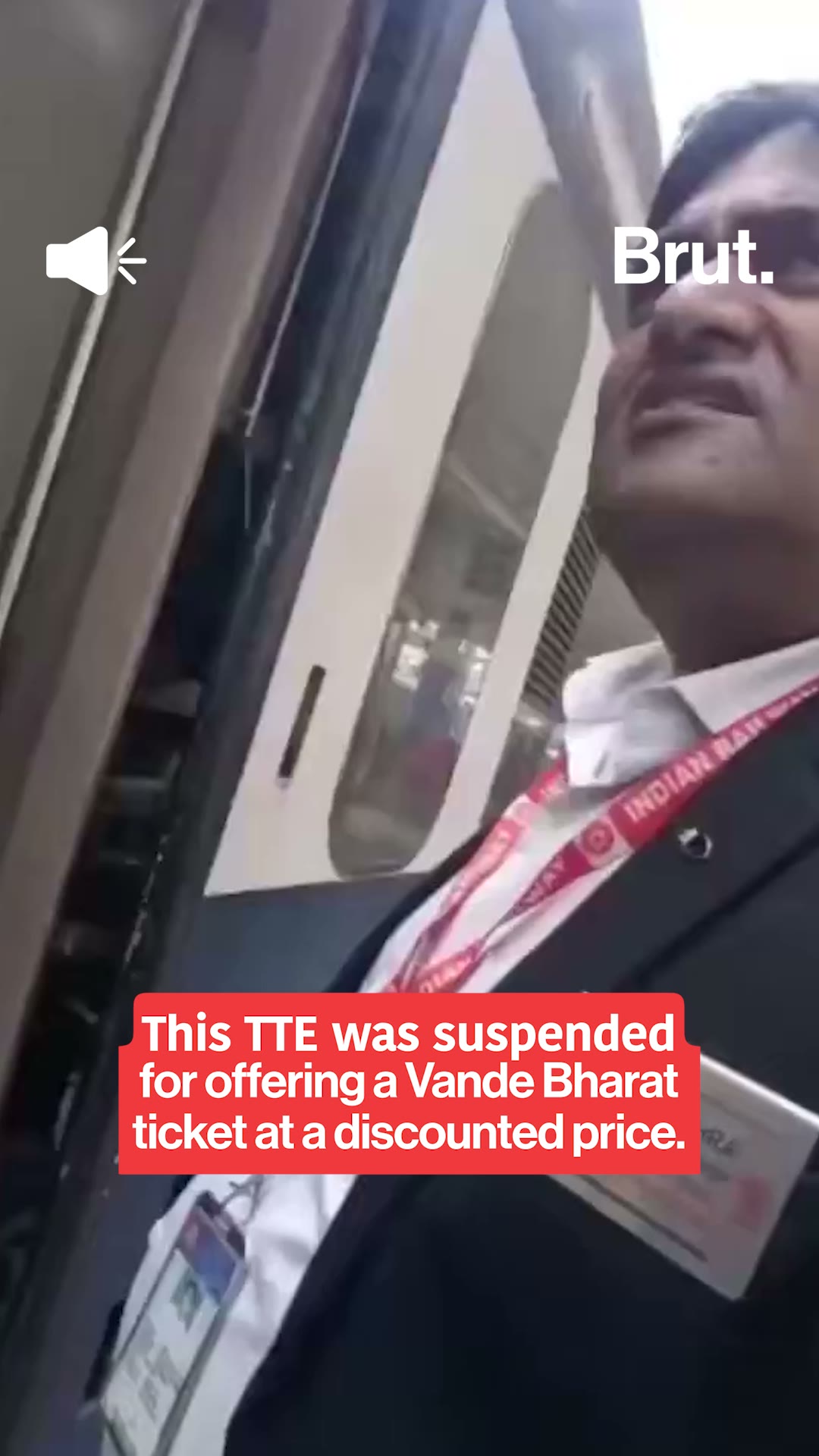 A TTE was suspended after a viral video showed him offering a discounted ticket to a passenger