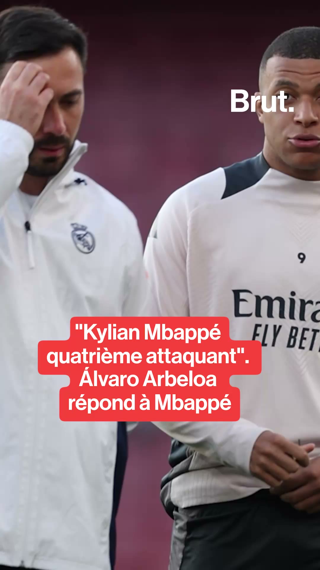 "Kylian Mbappé  quatrième attaquant".  Álvaro Arbeloa  répond à Mbappé