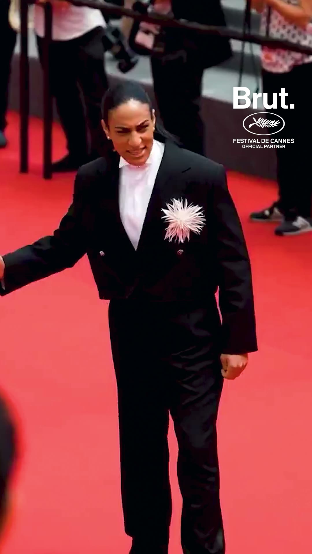 Algerian Olympic boxer Imane Khelif makes her Cannes Film Festival debut