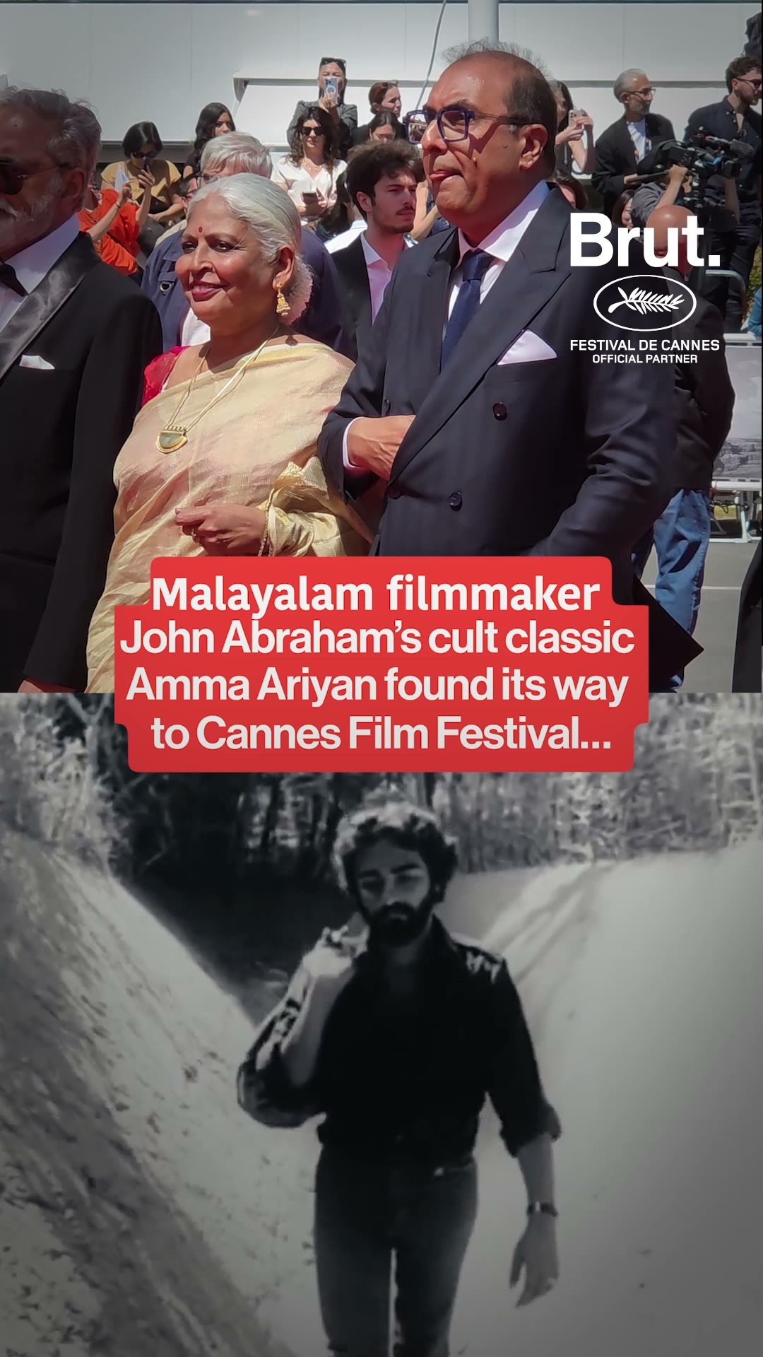 Malayam film Amma Ariyan restored for a premiere at #Cannes2026