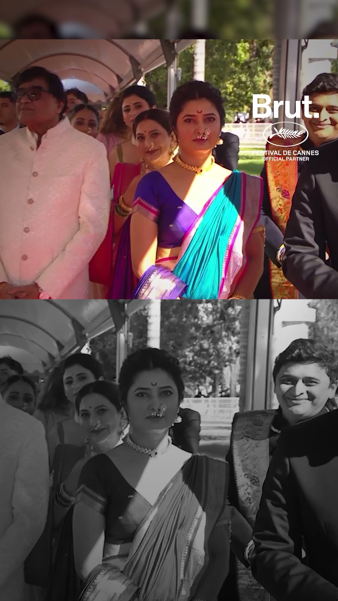 Ashok Saraf, Prajakta Mali and Ankita Prabhu-Walawalkar walk Cannes red carpet in traditional looks