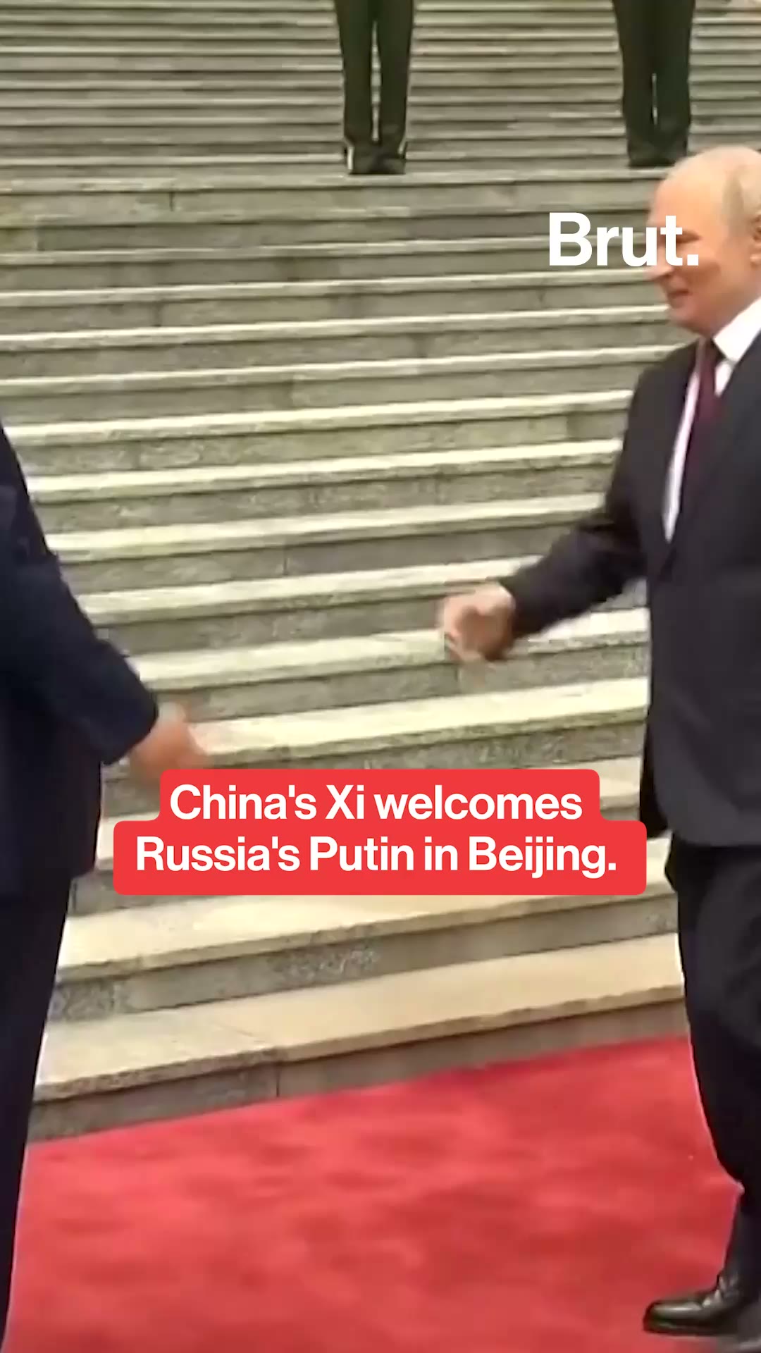 China's Xi welcomes Russia's Putin in Beijing.