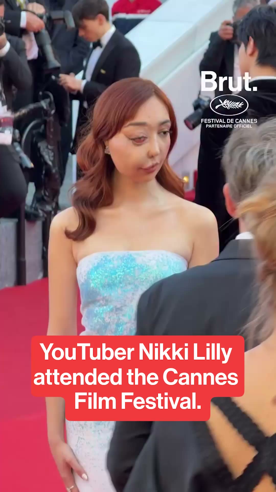 YouTuber Nikki Lilly attended Cannes Film Festival.