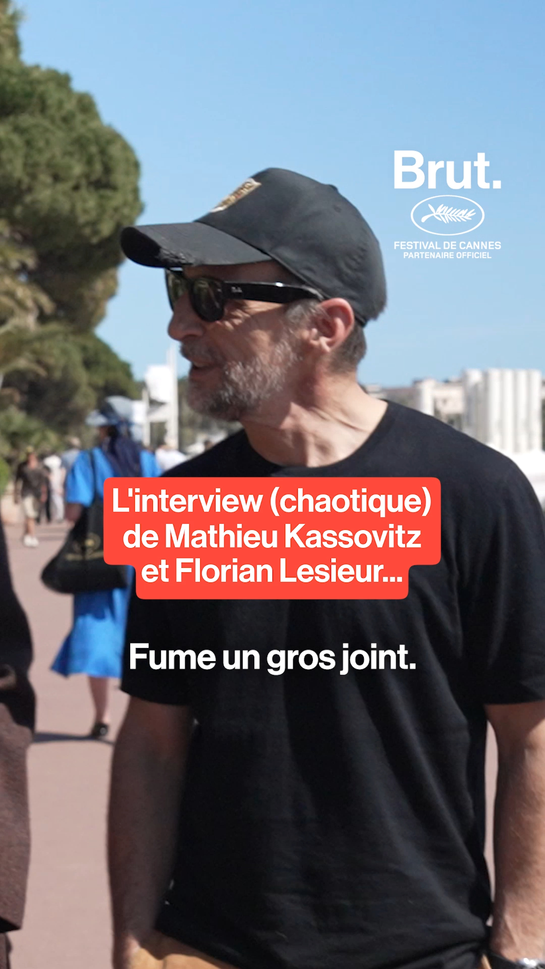 Sur la Croisette avec Matthieu Kassovitz et Florian Lesieur…