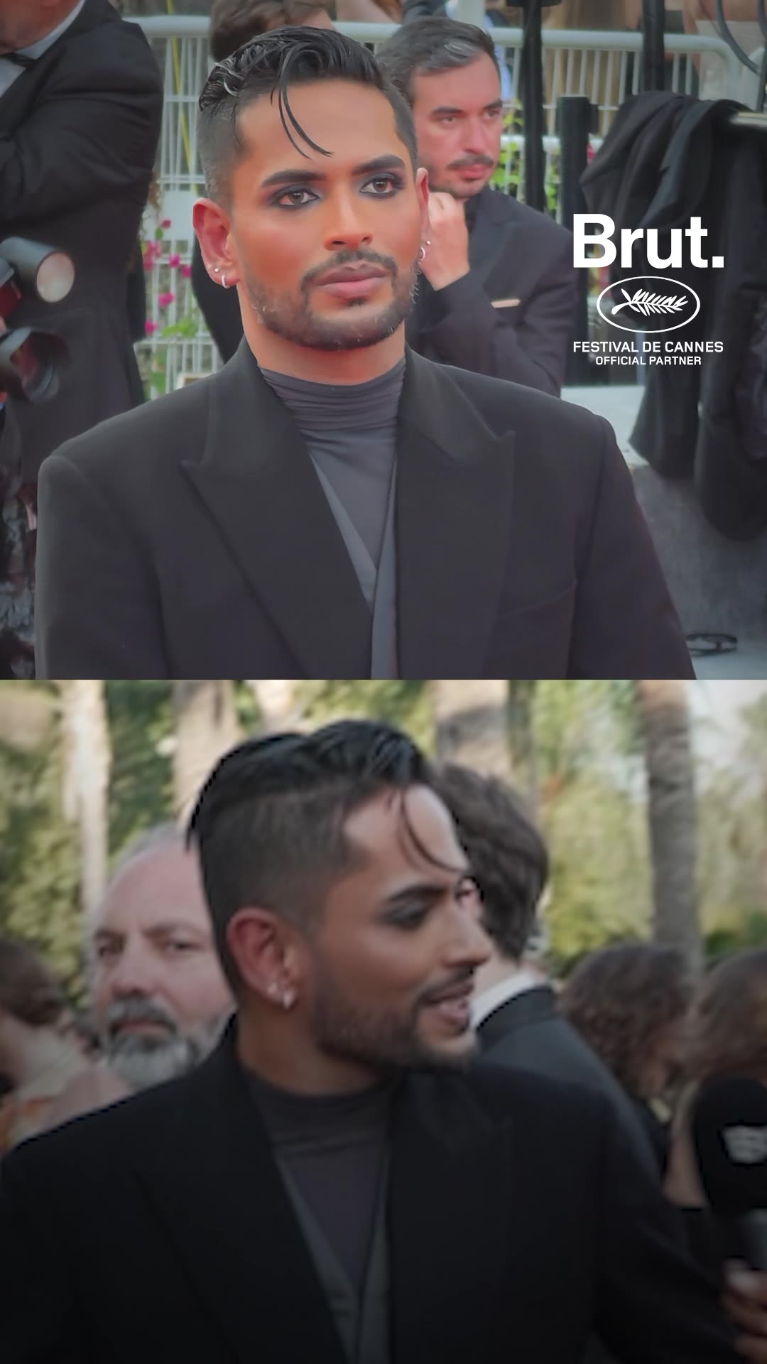 Brut catches beauty content creator Aditya Madiraju on the #cannes2026 red carpet