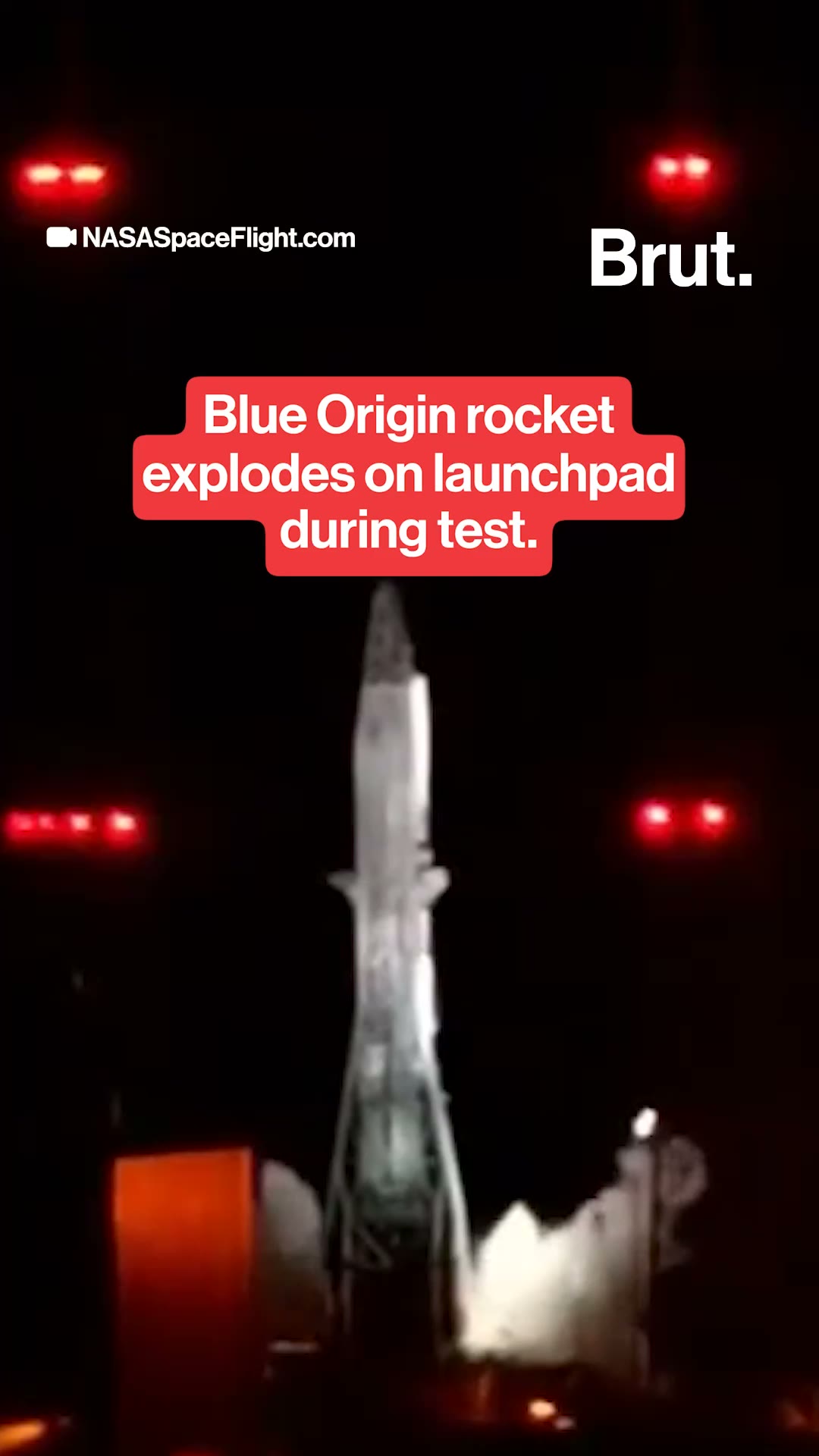 Blue Origin rocket explodes during launch