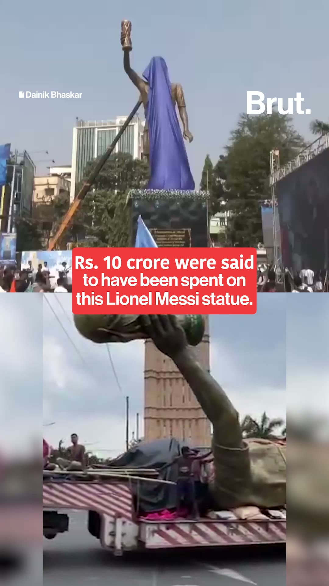 messi-s-statue-creates-a-mess-in-kolkata