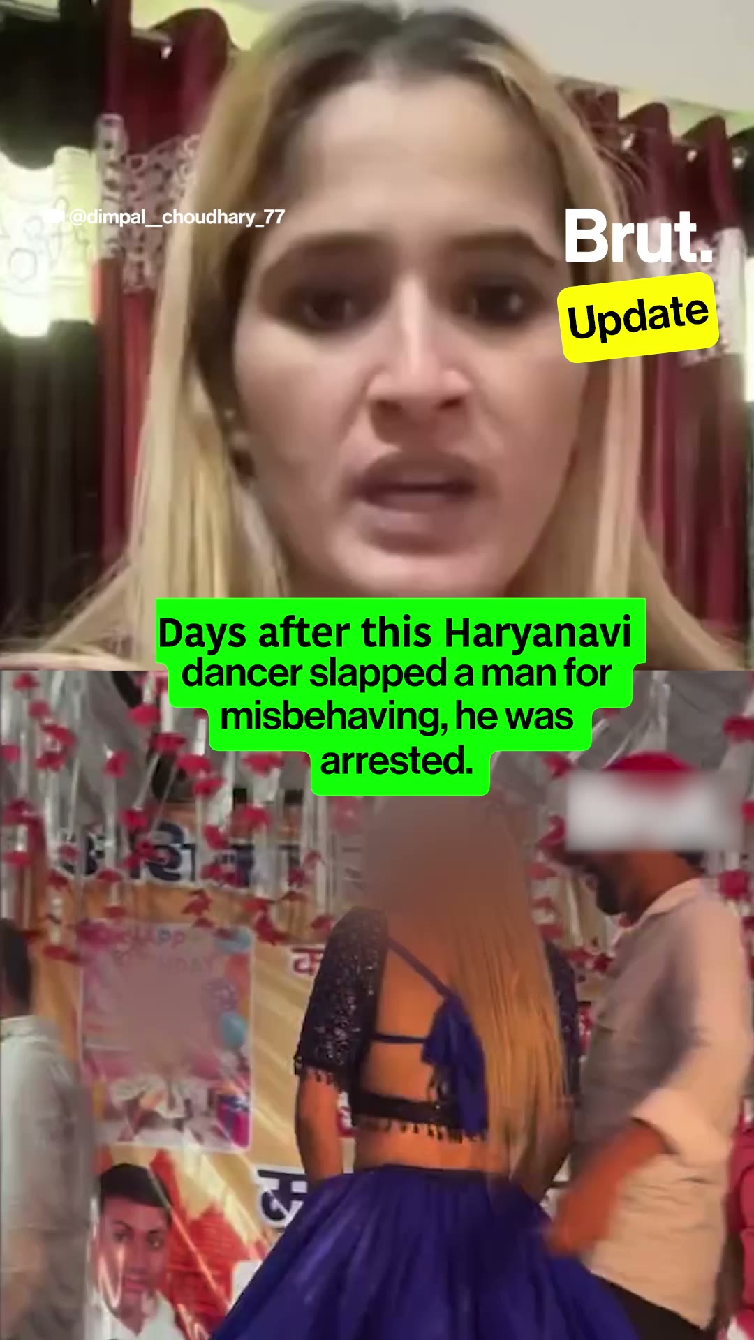 Dancer slaps man update