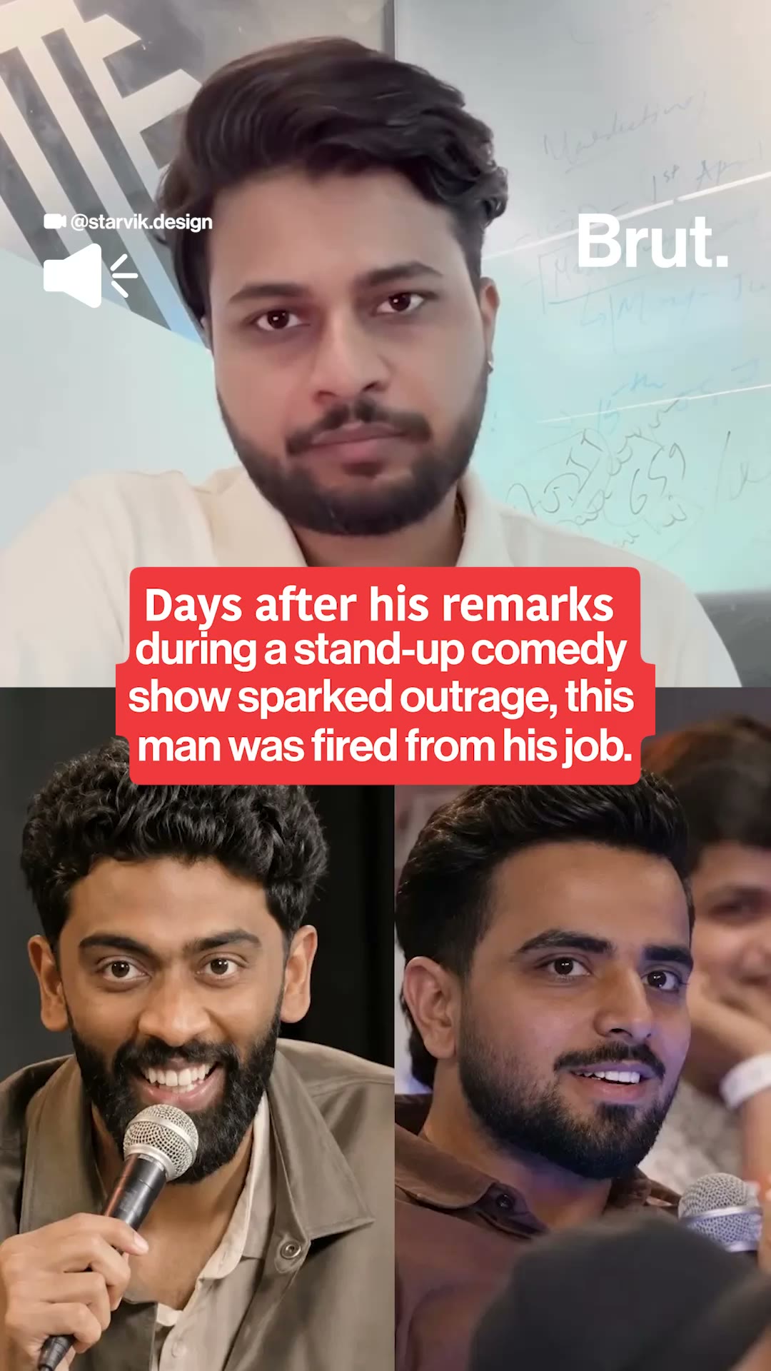Company fires employee after his remarks at a stand-up comedy show sparked outrage