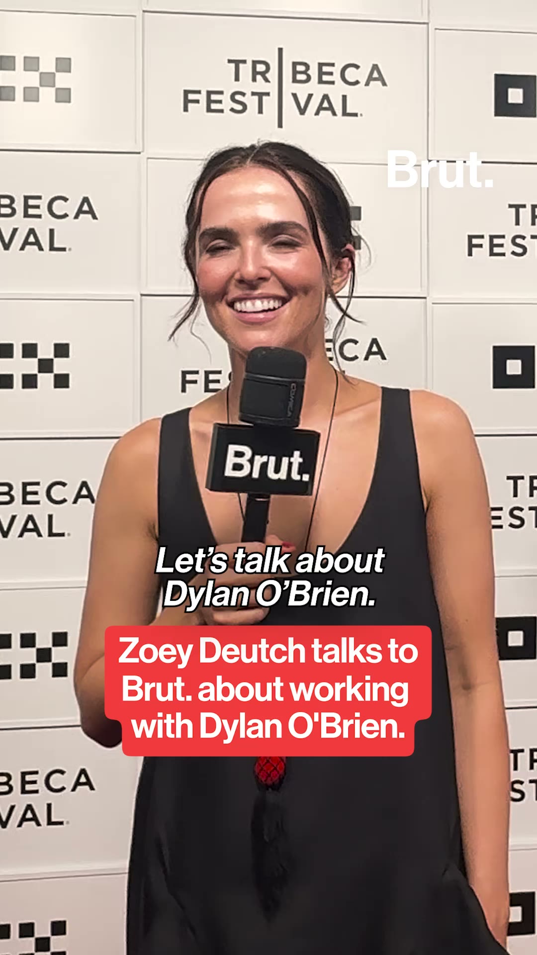Zoey Deutch on Dylan O'Brien.