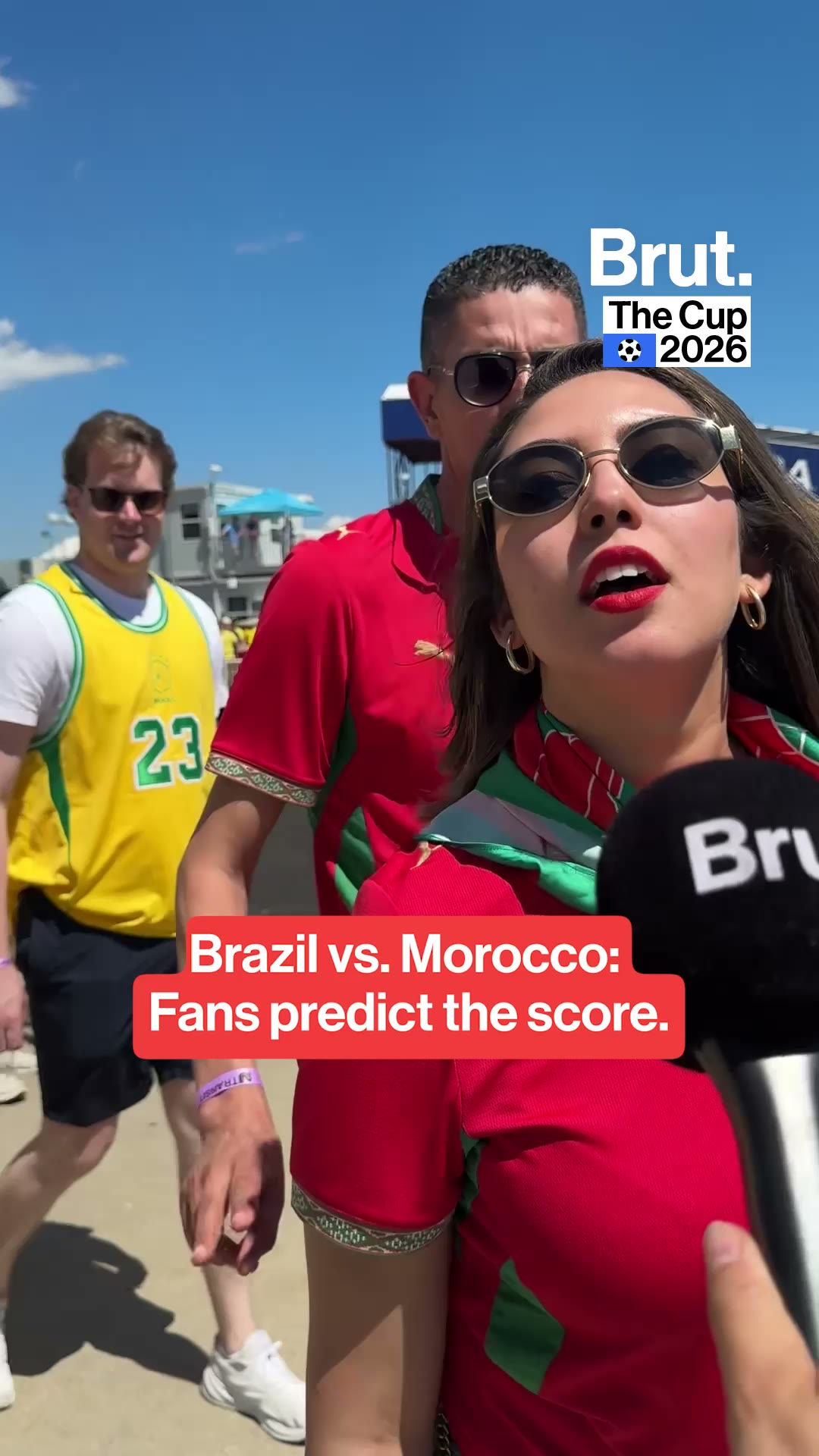 Brazil vs. Morocco: Fans predict the score.