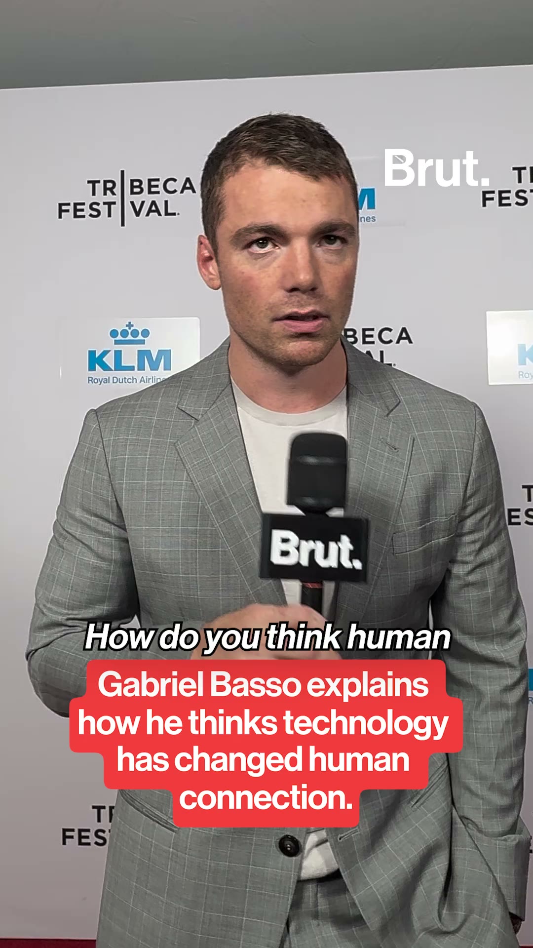 Gabriel Basso tells Brut. how technology has changed human connection.