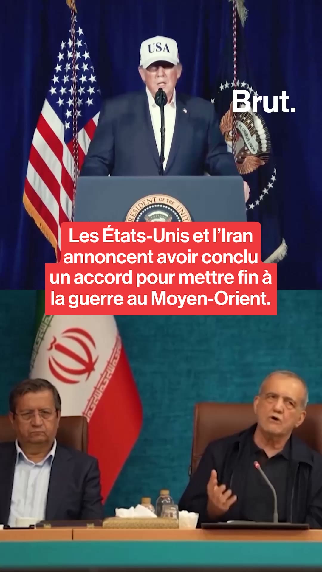 Les États-Unis et l’Iran annoncent avoir conclu un accord pour mettre fin à la guerre au Moyen-Orient.