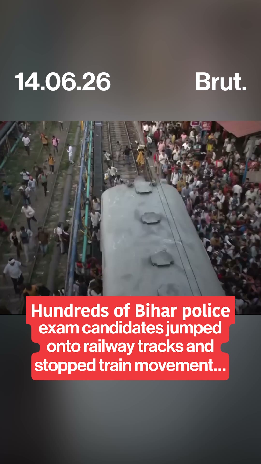 Frustrated exam aspirants in Bihar pelt stones over train shortage