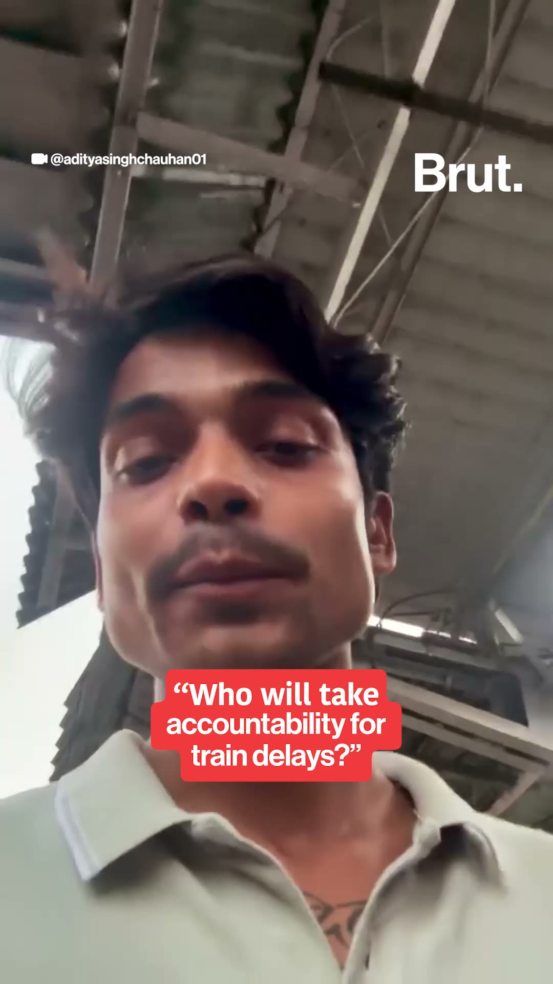 He was fined for platform ticket