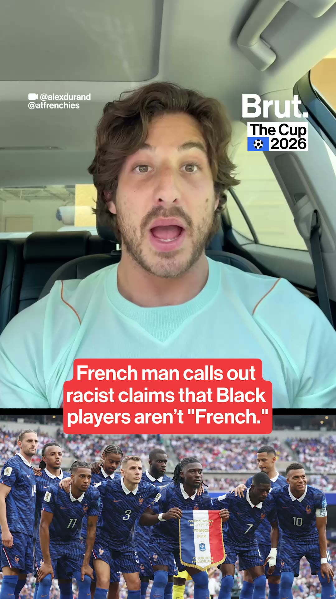 French man calls out racist claims that Black World Cup players aren’t French.