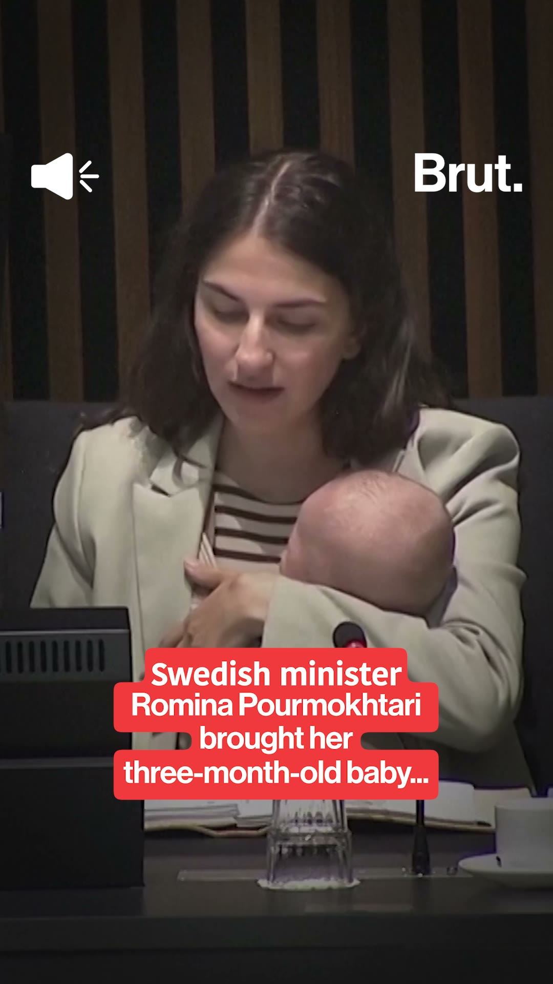 What was a three-month-old baby doing at an EU ministers meeting?