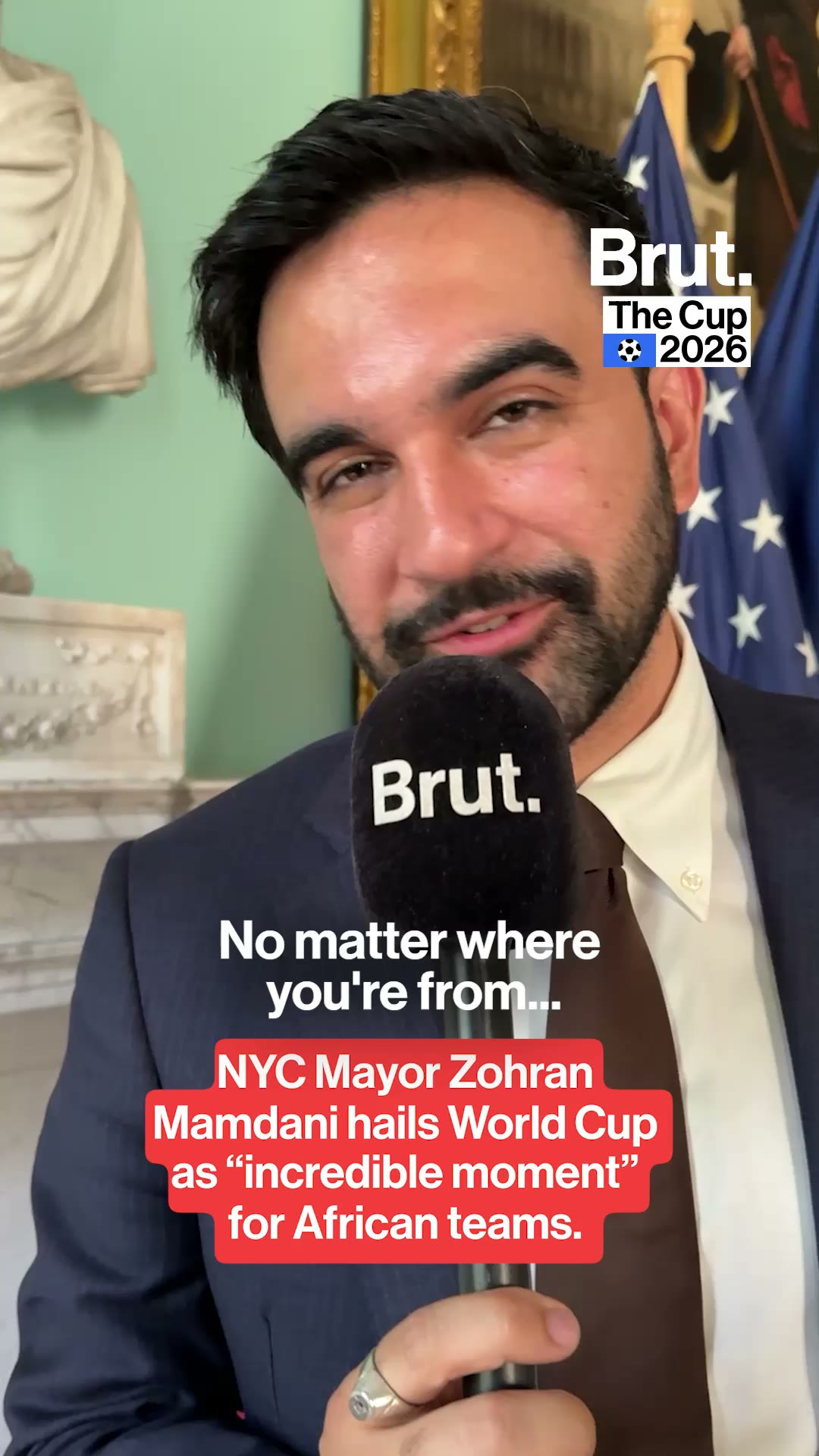 NYC Mayor Mamdani talks to Brut.