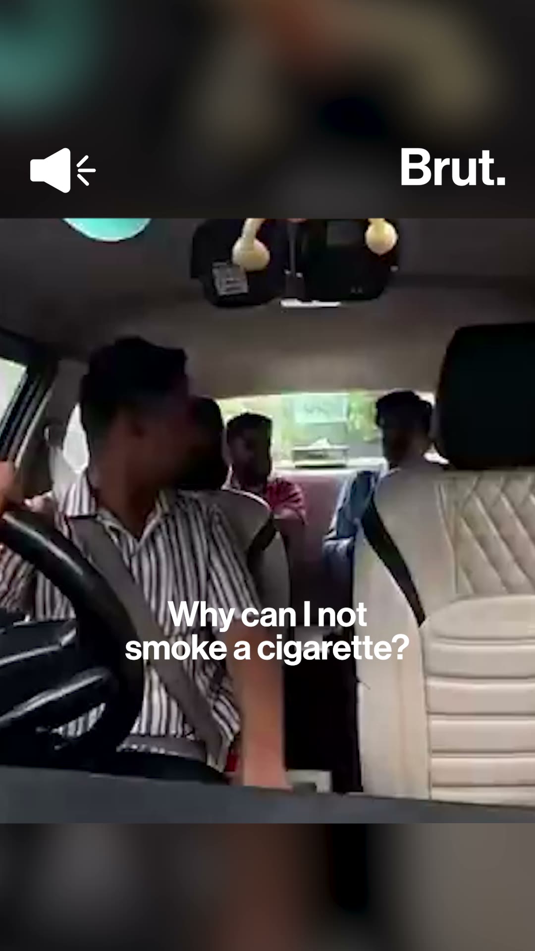 Cab driver confronts passenger over smoking
