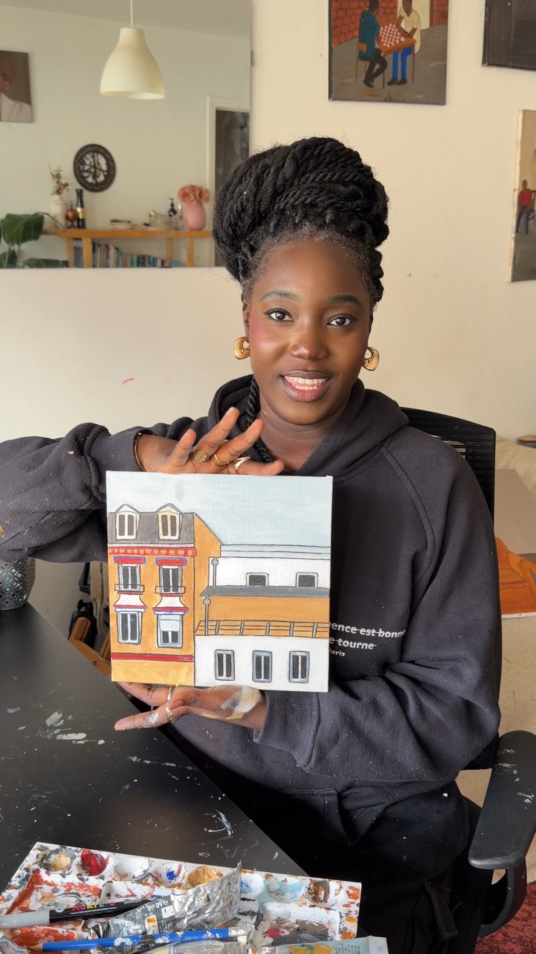 🇸🇳 Ingénieure devenue artiste peintre : elle raconte son parcours.