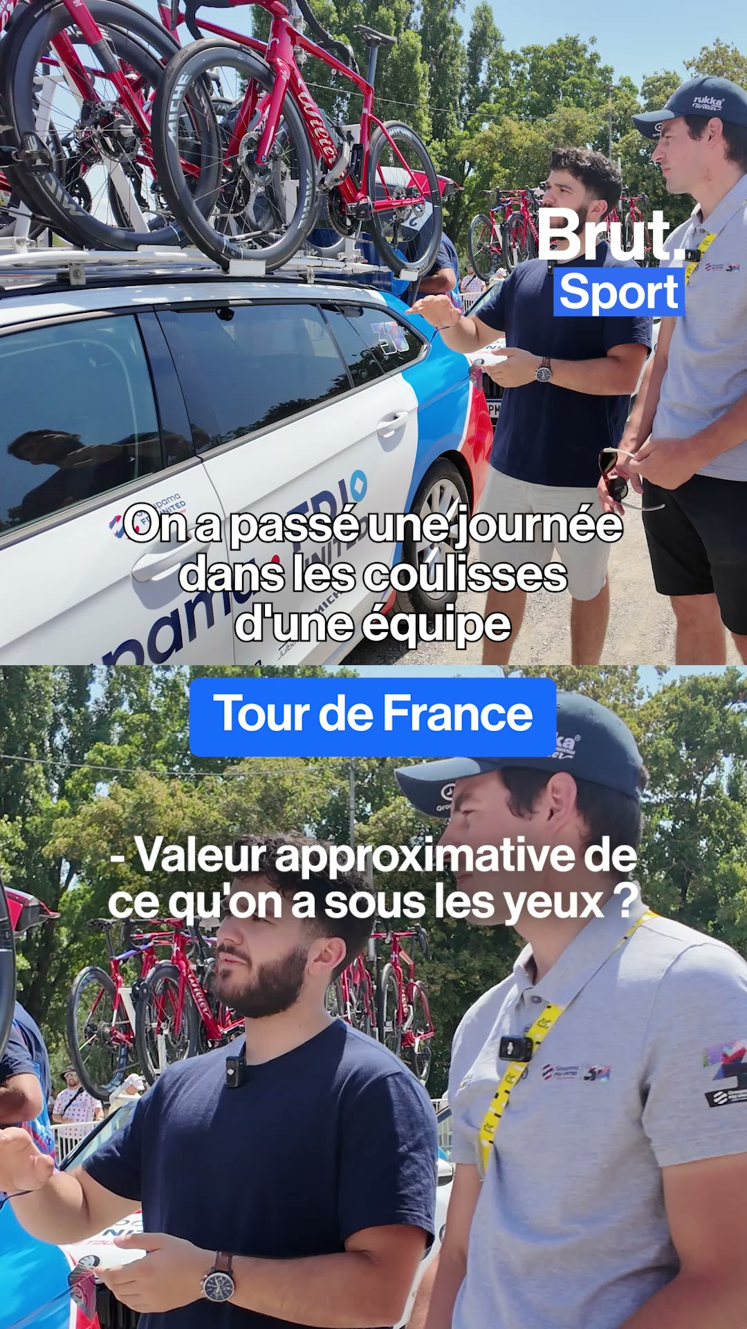 Dans les coulisses du Tour de France.