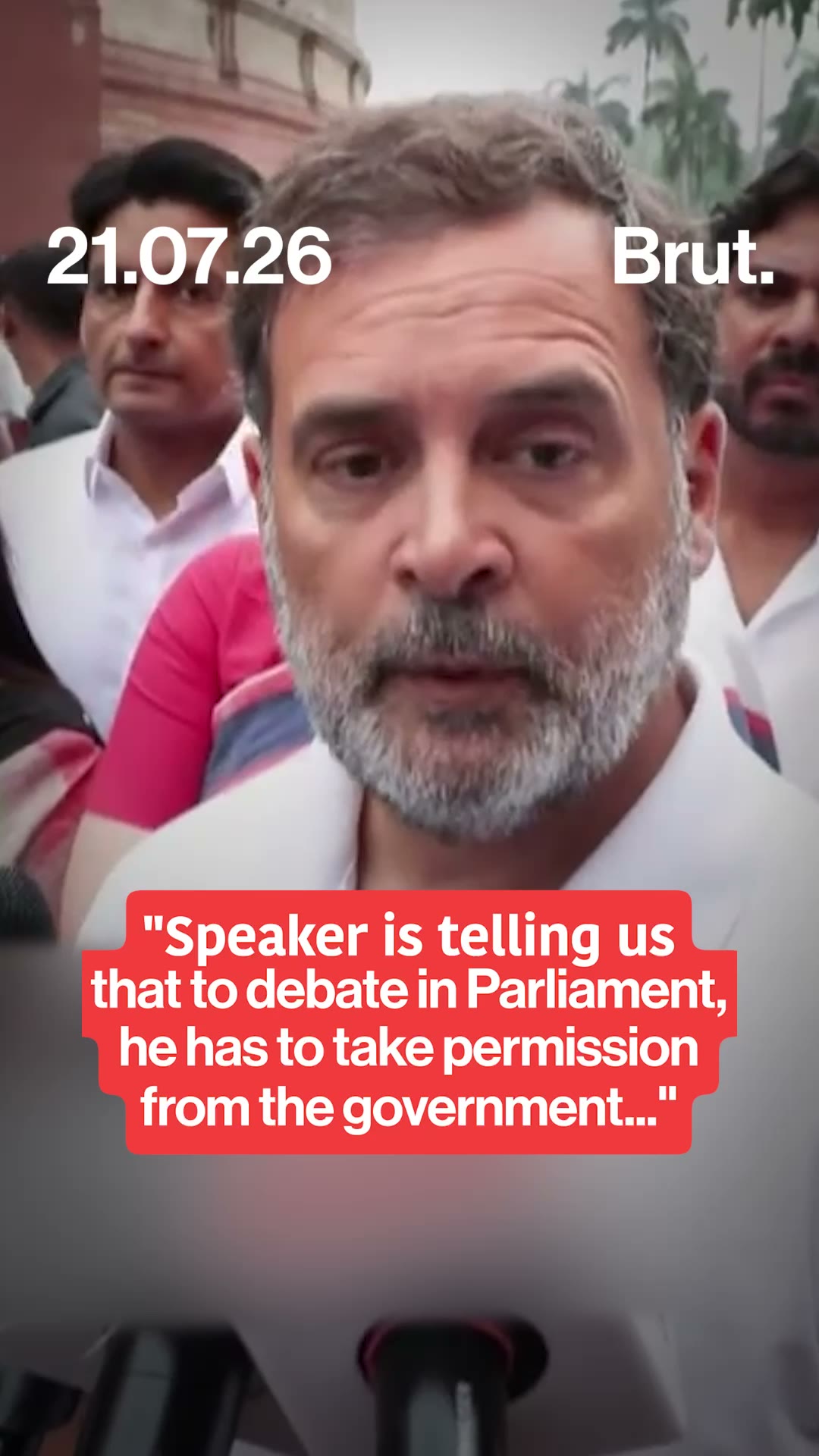 Why won’t the Parliament discuss student protests? Rahul Gandhi has something to say.