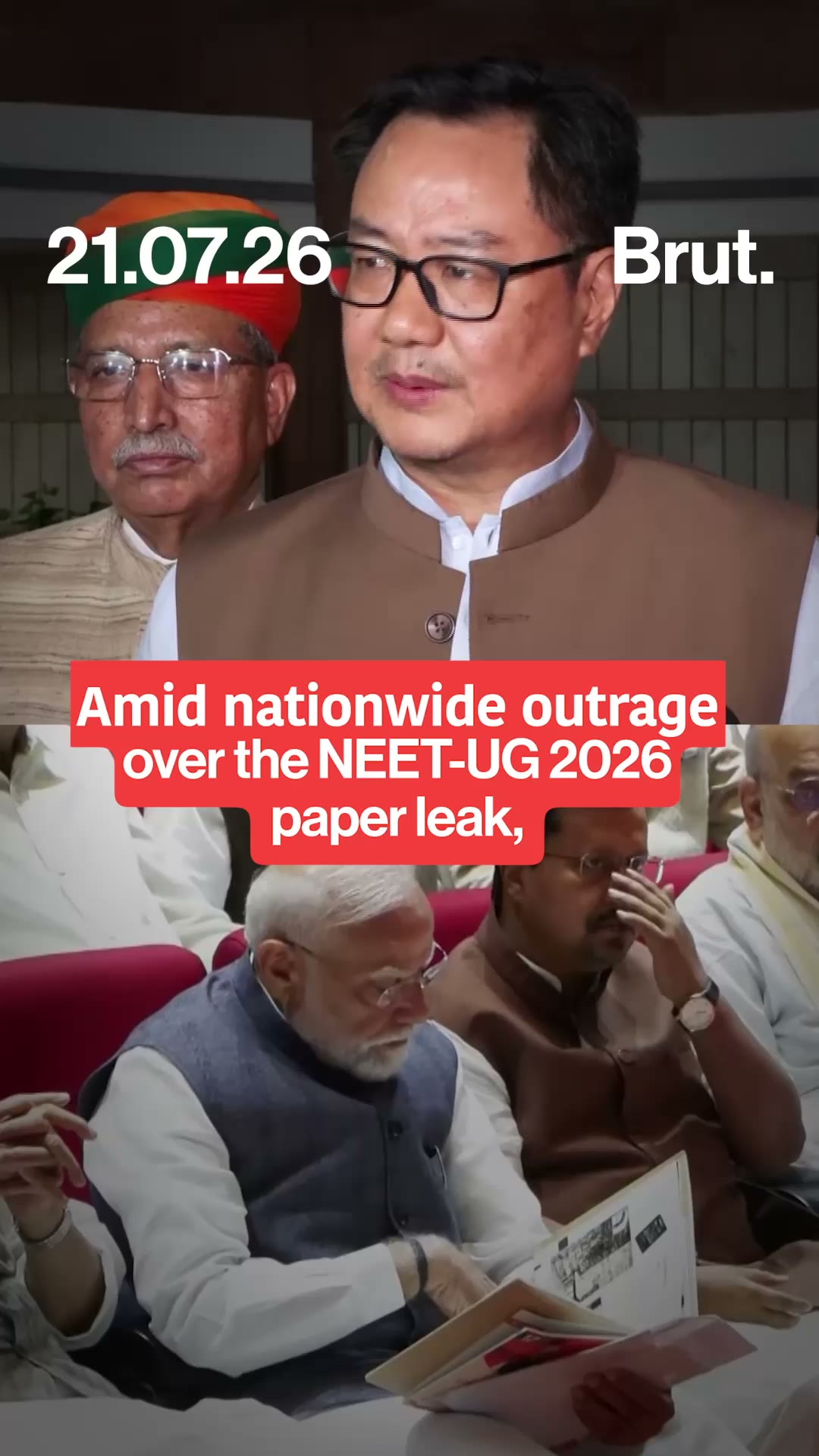 PM Modi on paper leak