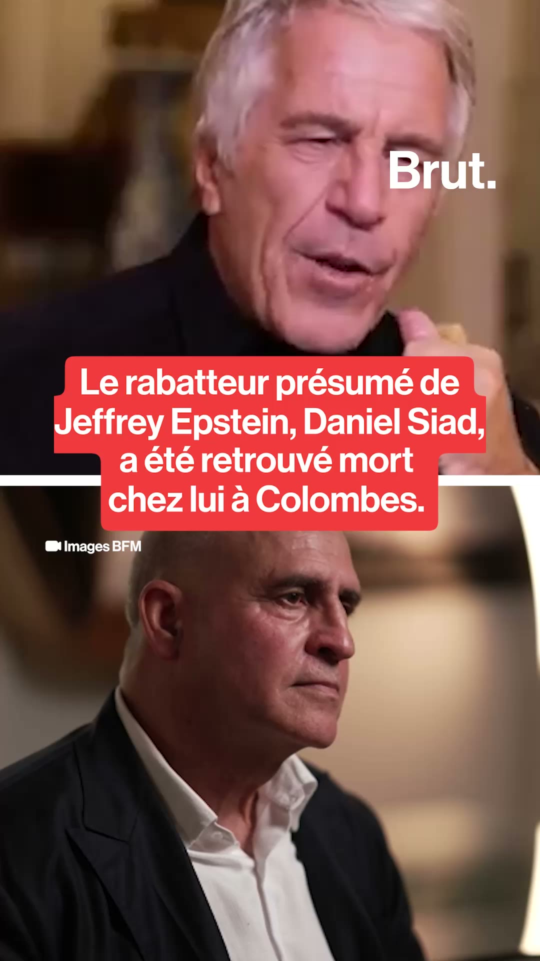 Le rabatteur présumé de Jeffrey Epstein, Daniel Siad, a été retrouvé mort près de chez lui à Colombes.