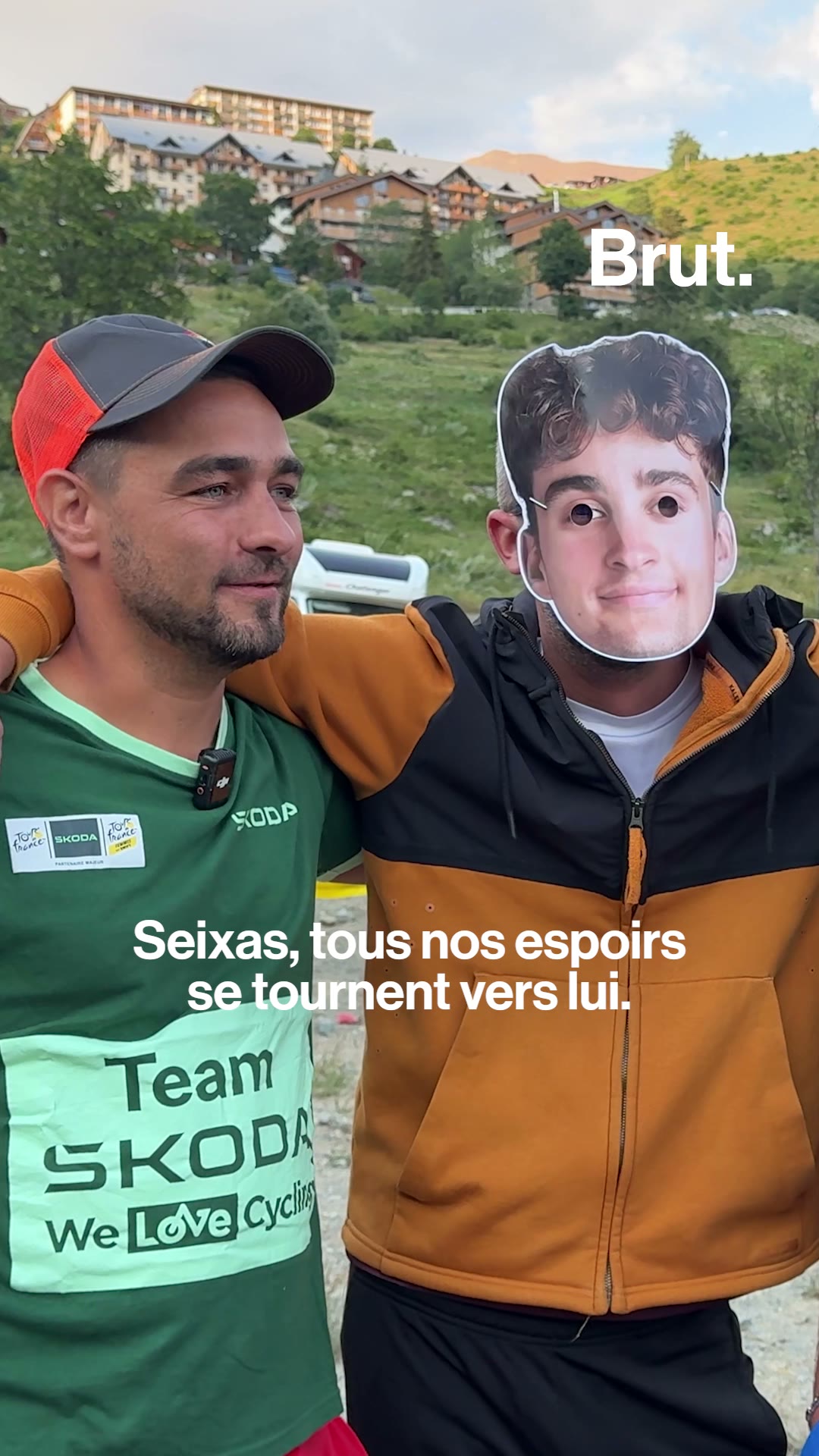 Les campeurs de l'Alpe d'Huez