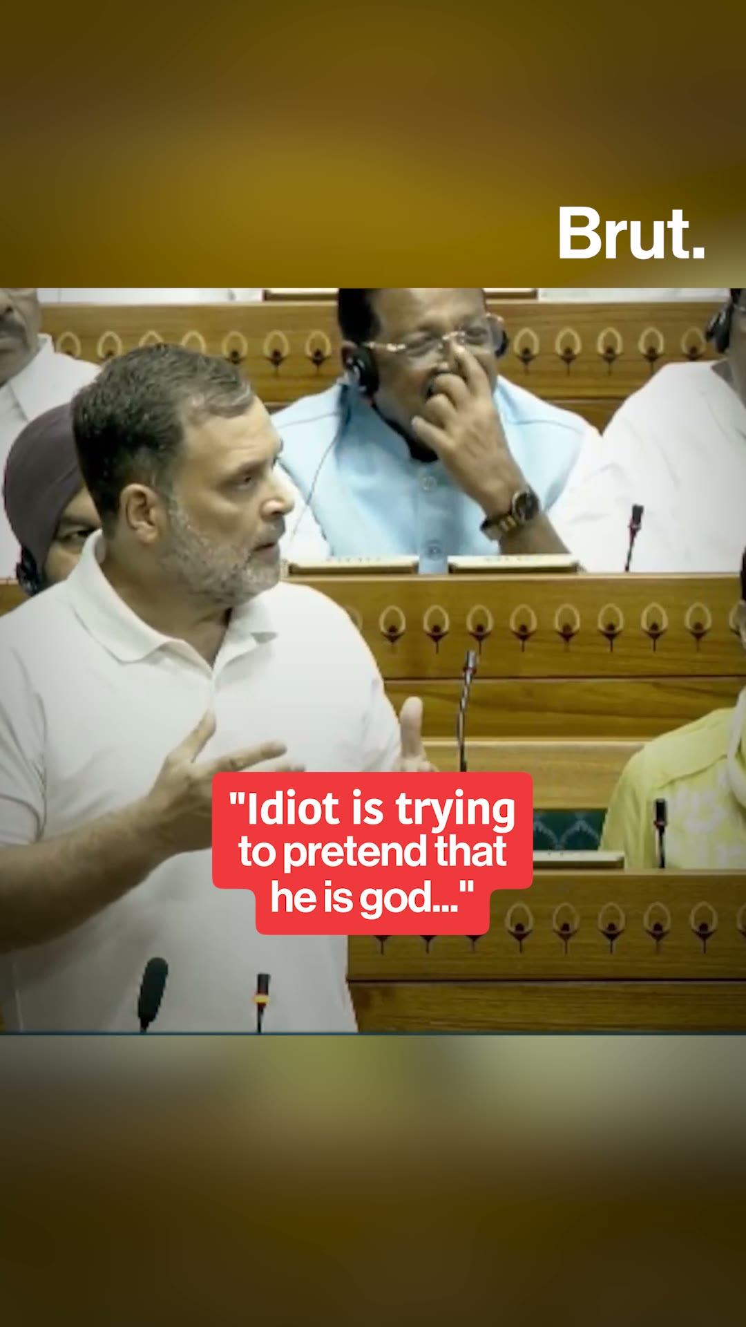 Andhbhakt is convinced idiot is god: Rahul Gandhi