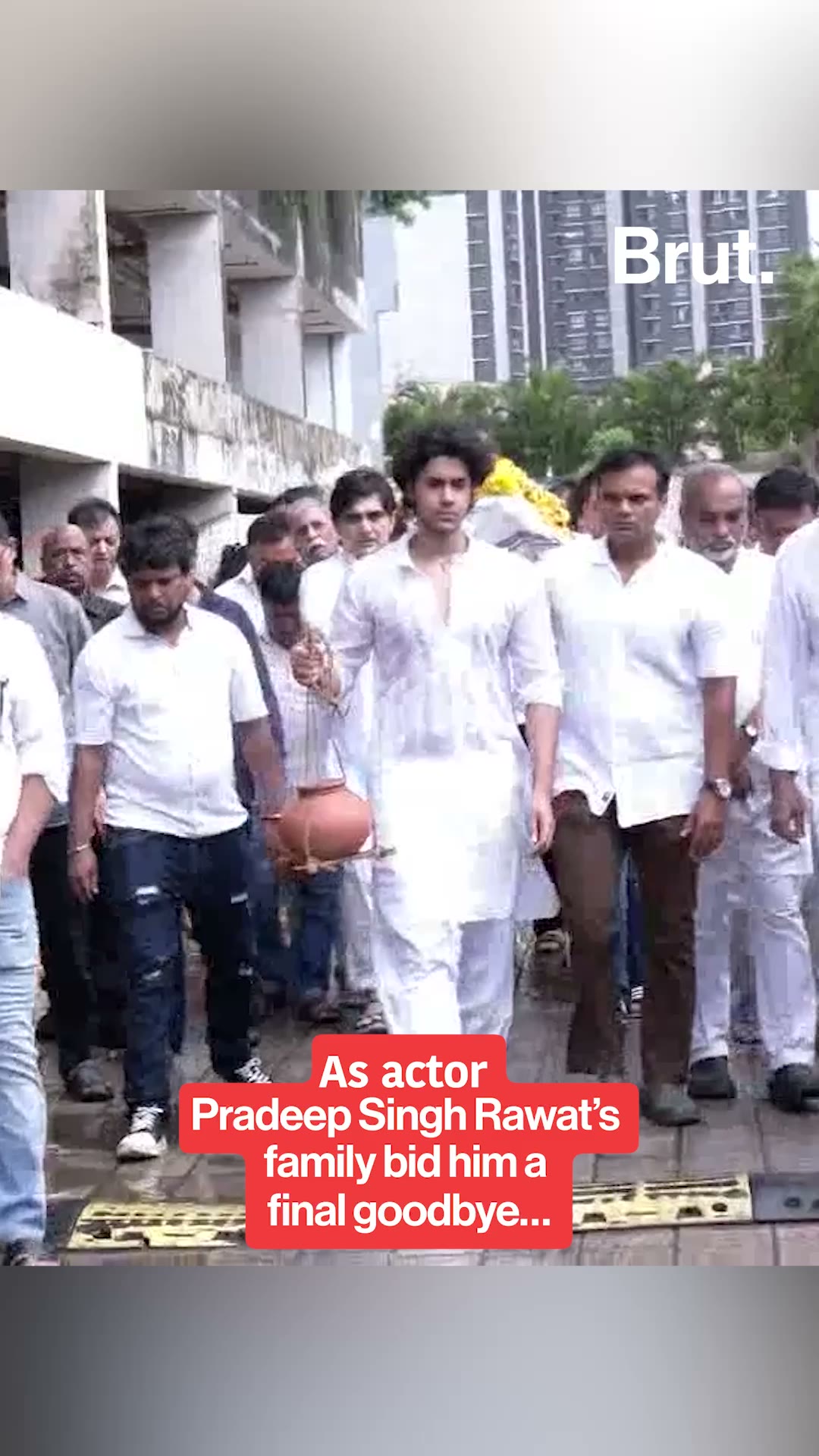 Pradeep Rawat's funeral