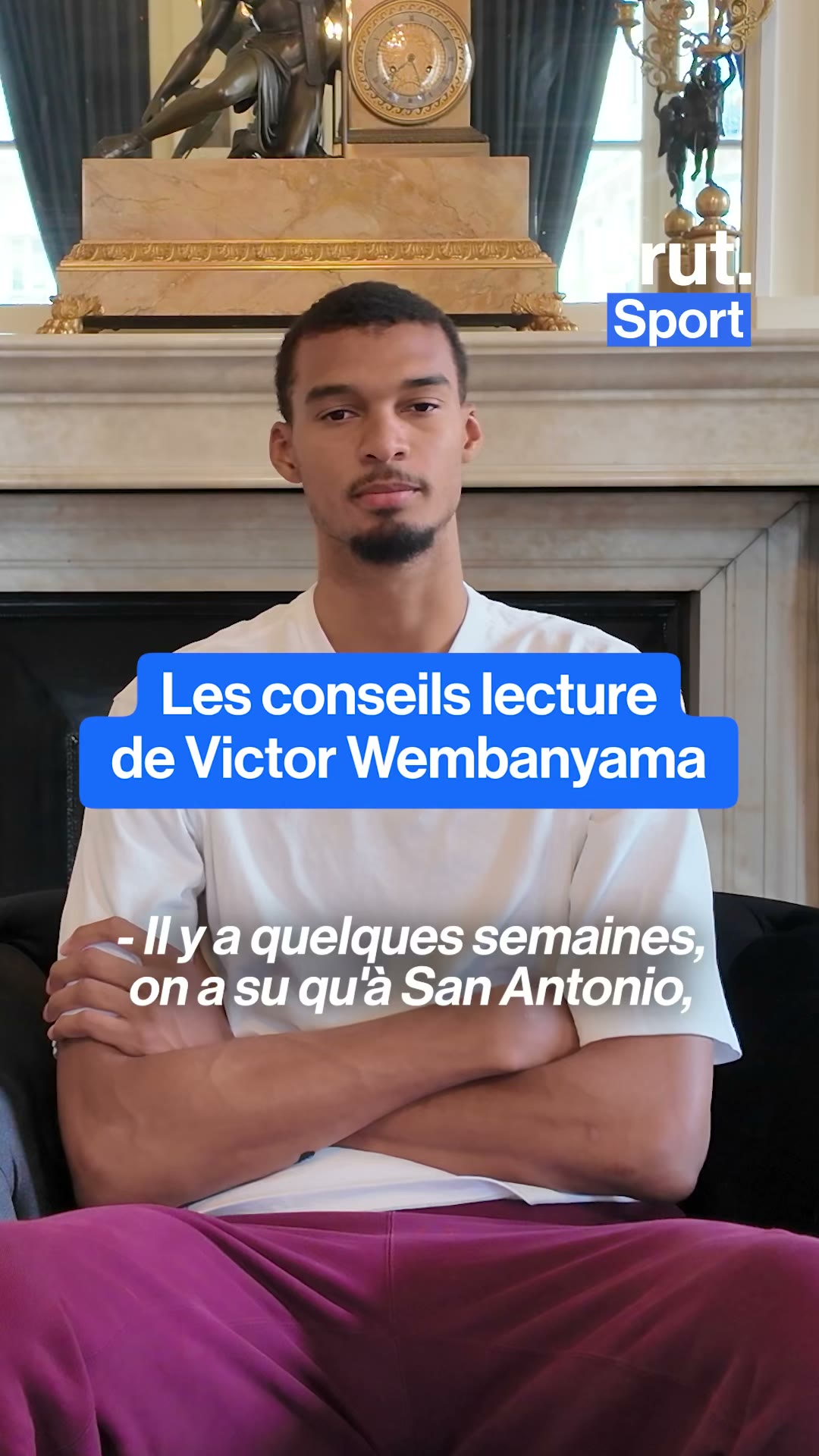 Les conseils lecture de Victor Wembanyama