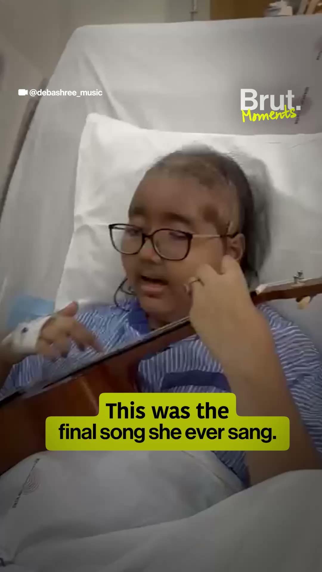 Girl with cancer singing