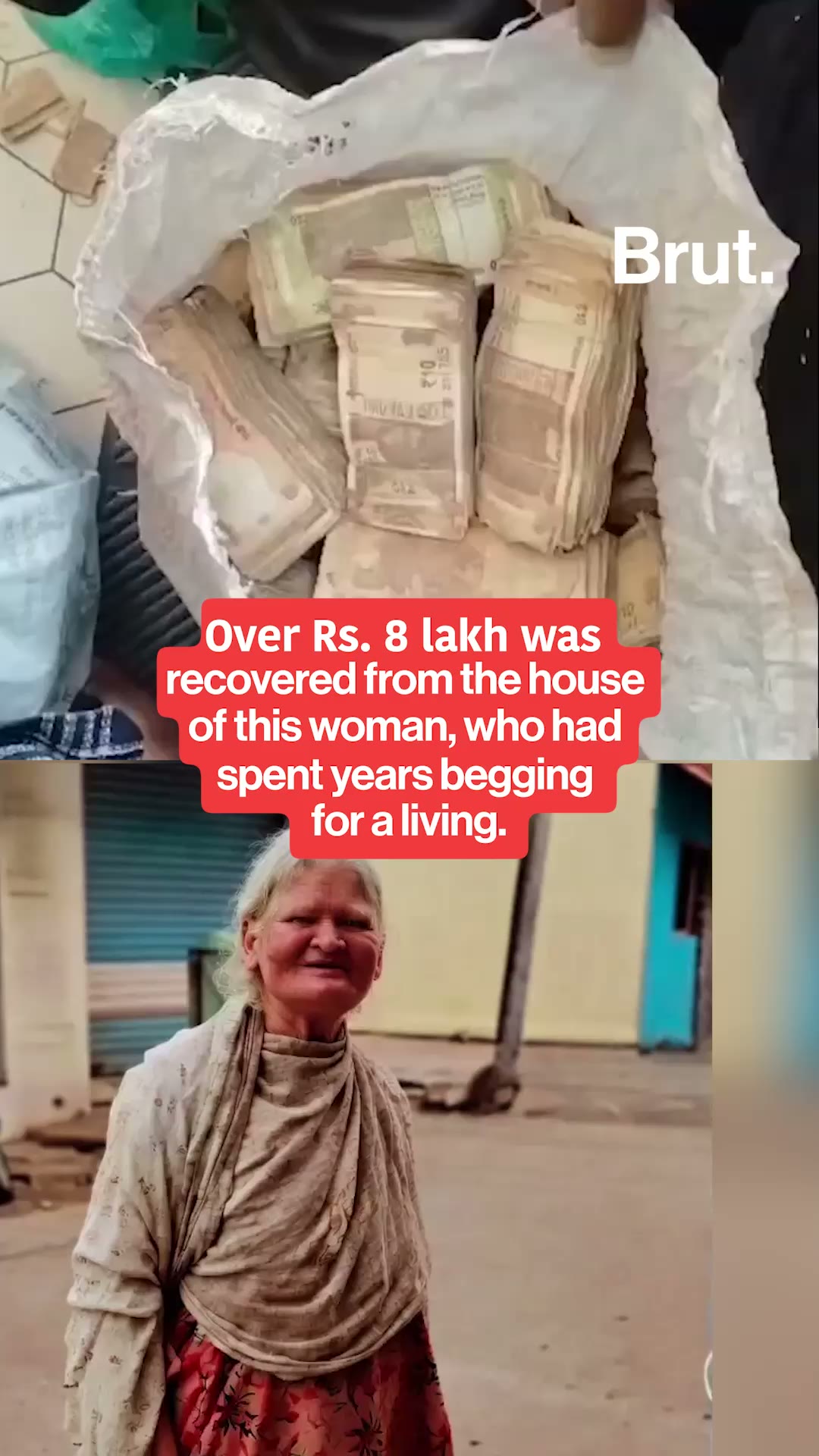 Karnataka Beggar’s House: Rs. 8.4 Lakh Found After Her Death