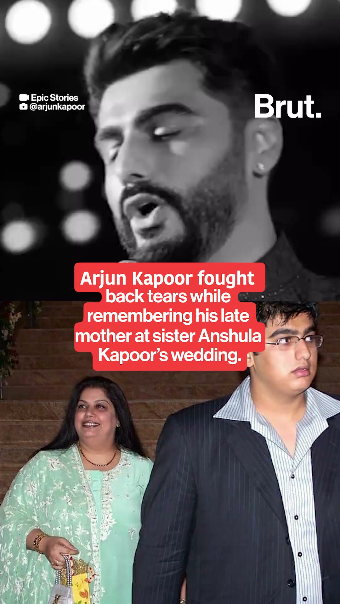 Arjun Kapoor breaks down at sister's wedding