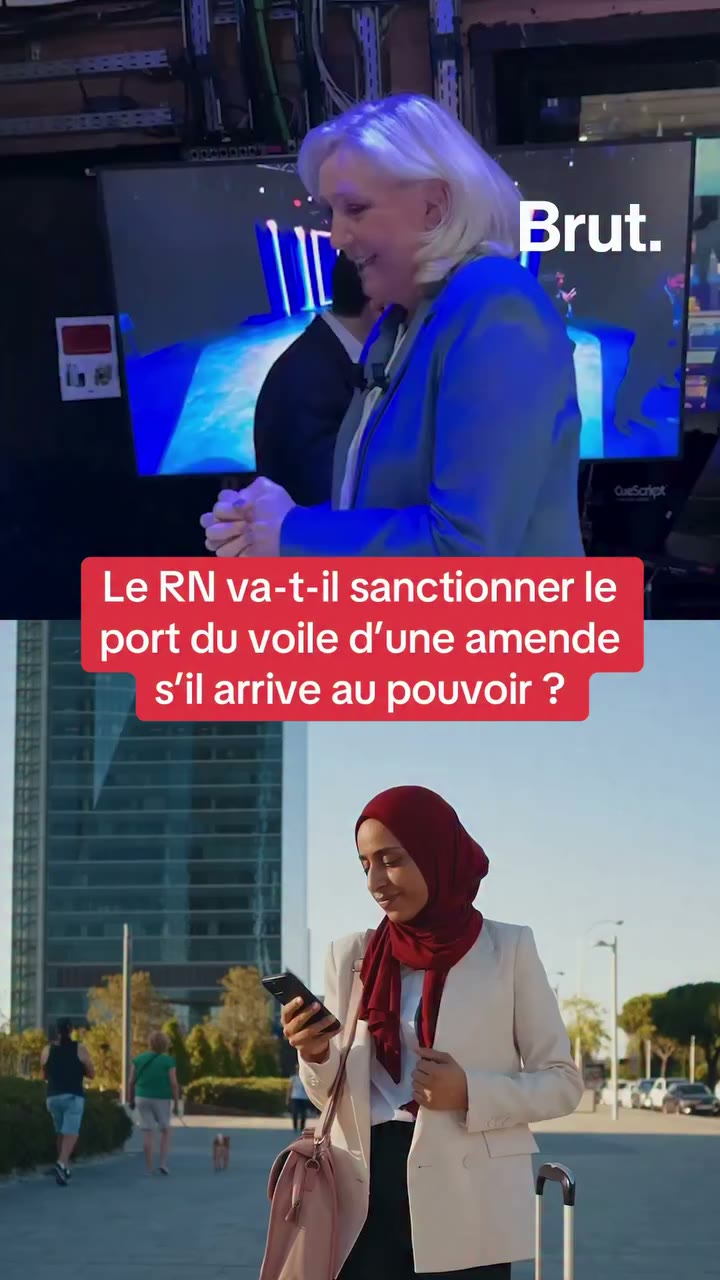 Le Rassemblement national va-t-il sanctionner le port du voile ?