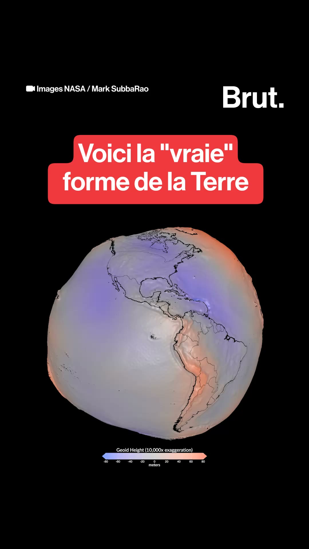 Voici la “vraie” forme de la Terre.