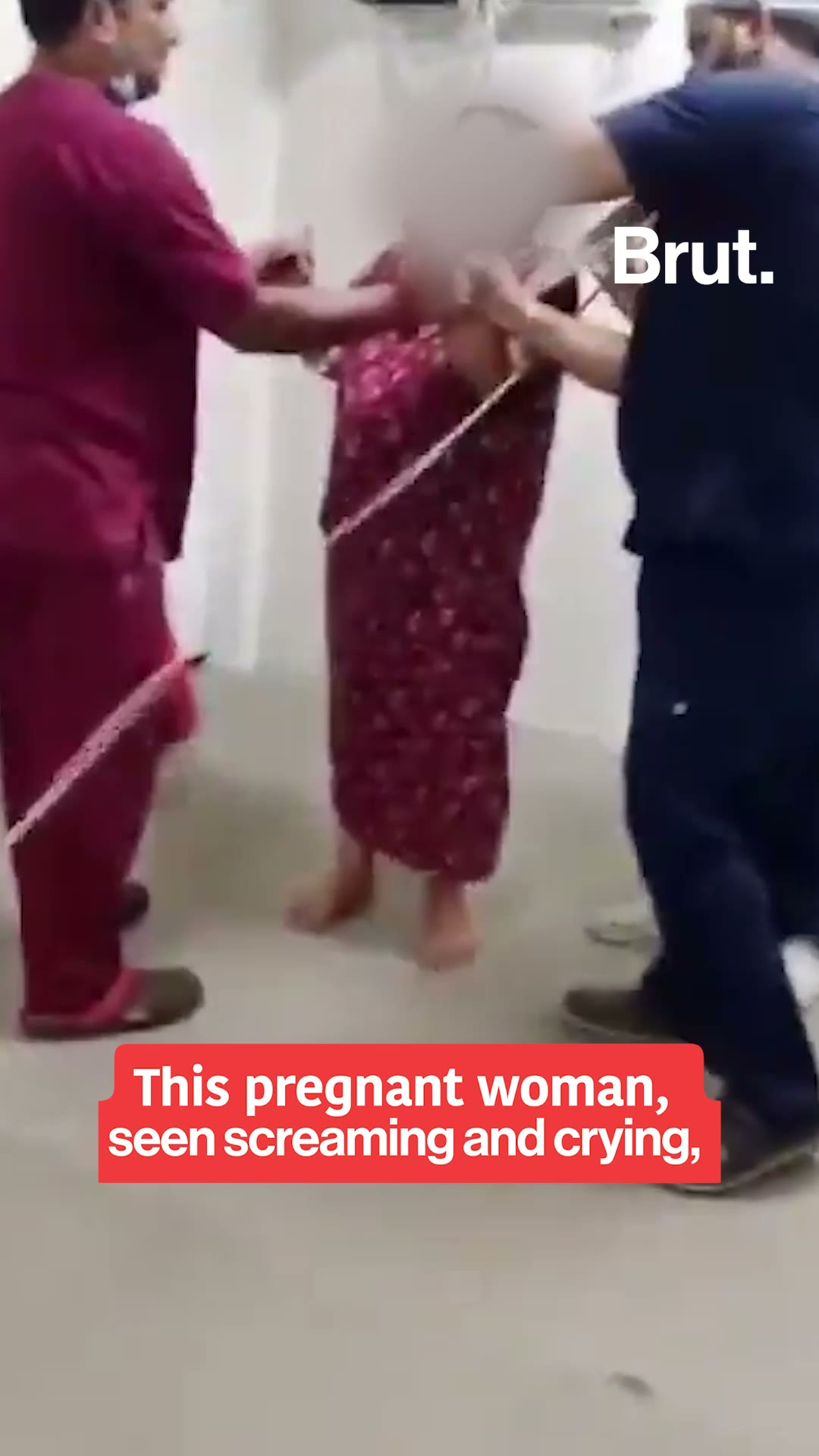 A woman, seen screaming and crying, died alongside her newborn amid allegations of negligence by hospital authorities.