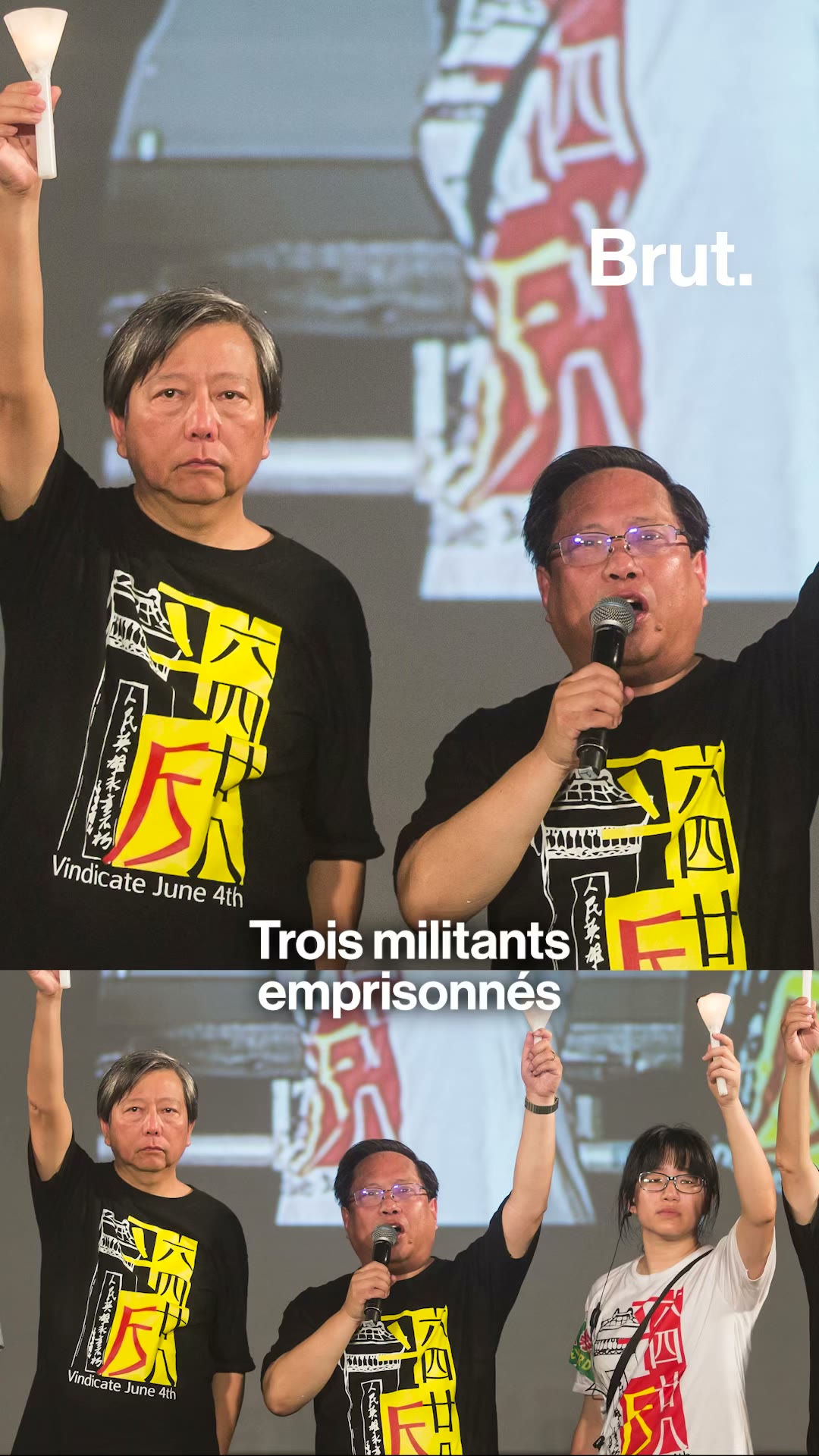 Hong Kong — trois militants emprisonnés