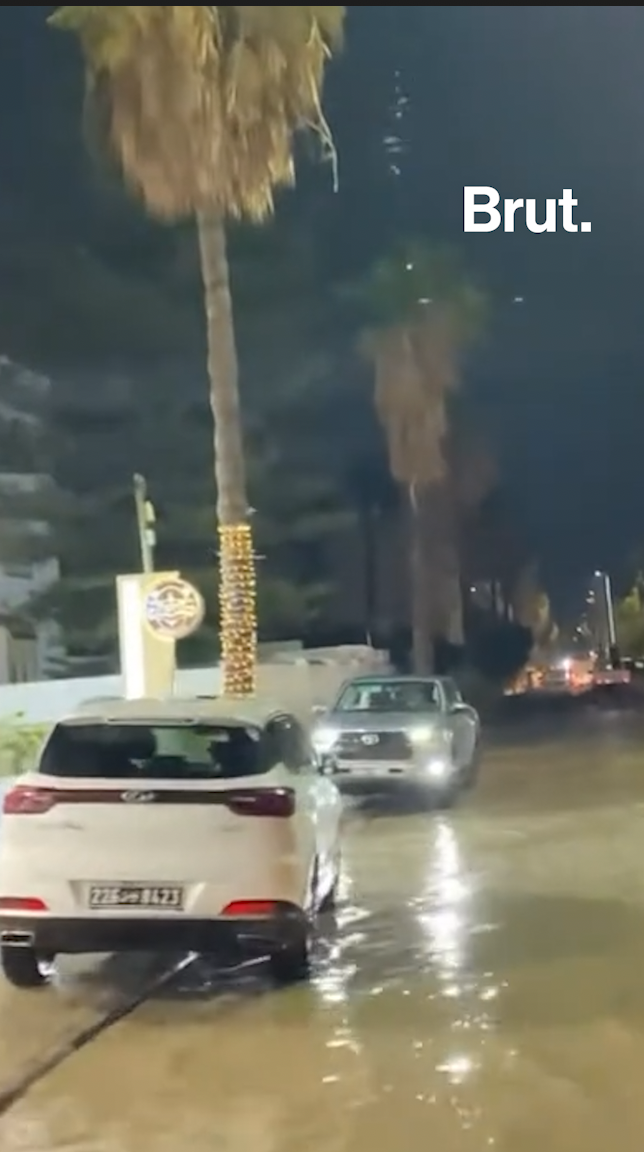 🇹🇳En Tunisie, de fortes pluies provoquent des inondations