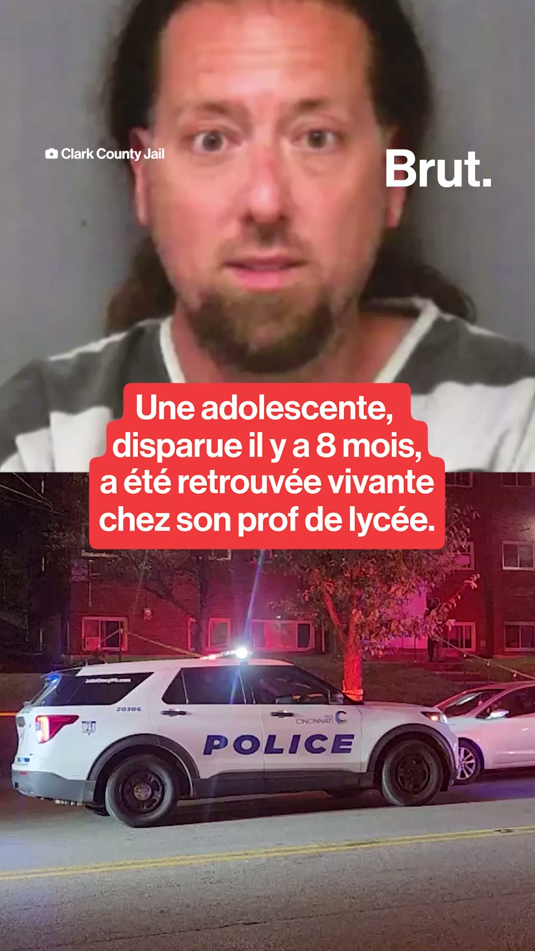 Une adolescente, disparue il y a 8 mois, a été retrouvée vivante chez son prof de lycée.