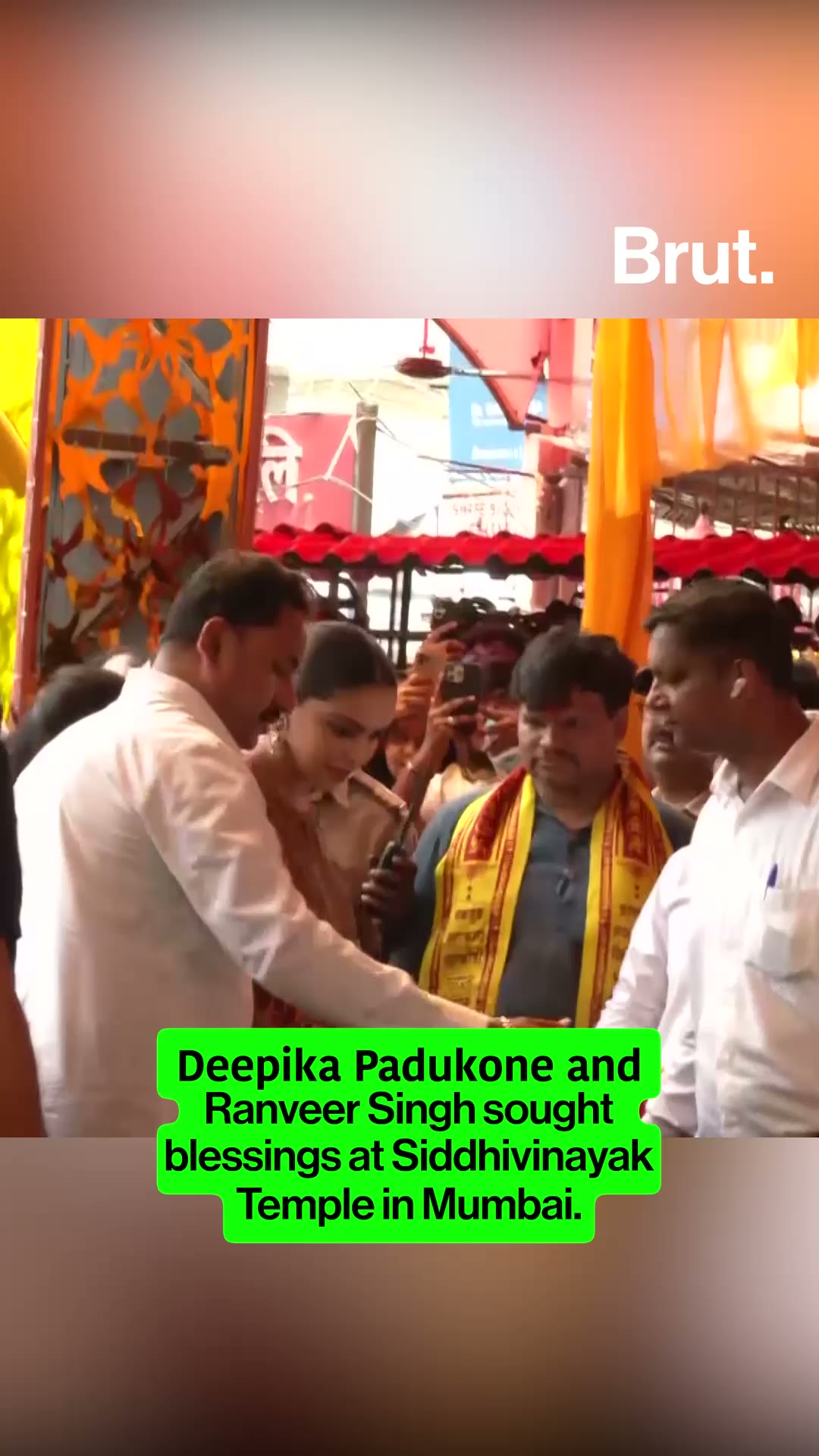 Ranveer Singh and Deepika Padukone's temple visit with their family