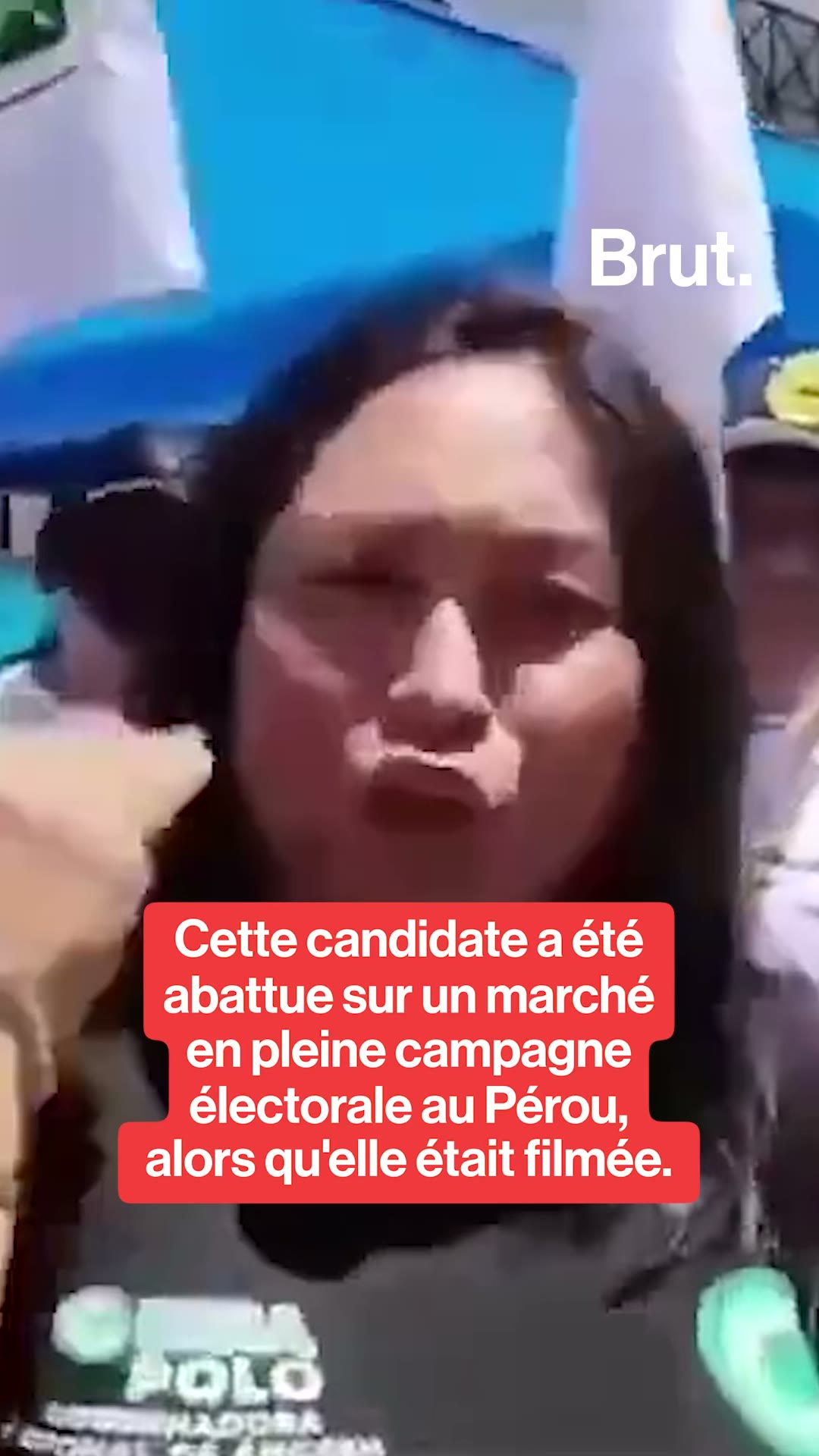 Cette candidate a été abattue sur un marché en pleine campagne électorale au Pérou, alors qu'elle était filmée.