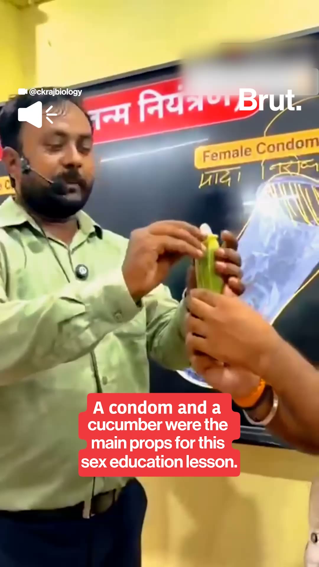 Bihar Biology Teacher Uses Condom And Cucumber To Teach Sex Education
