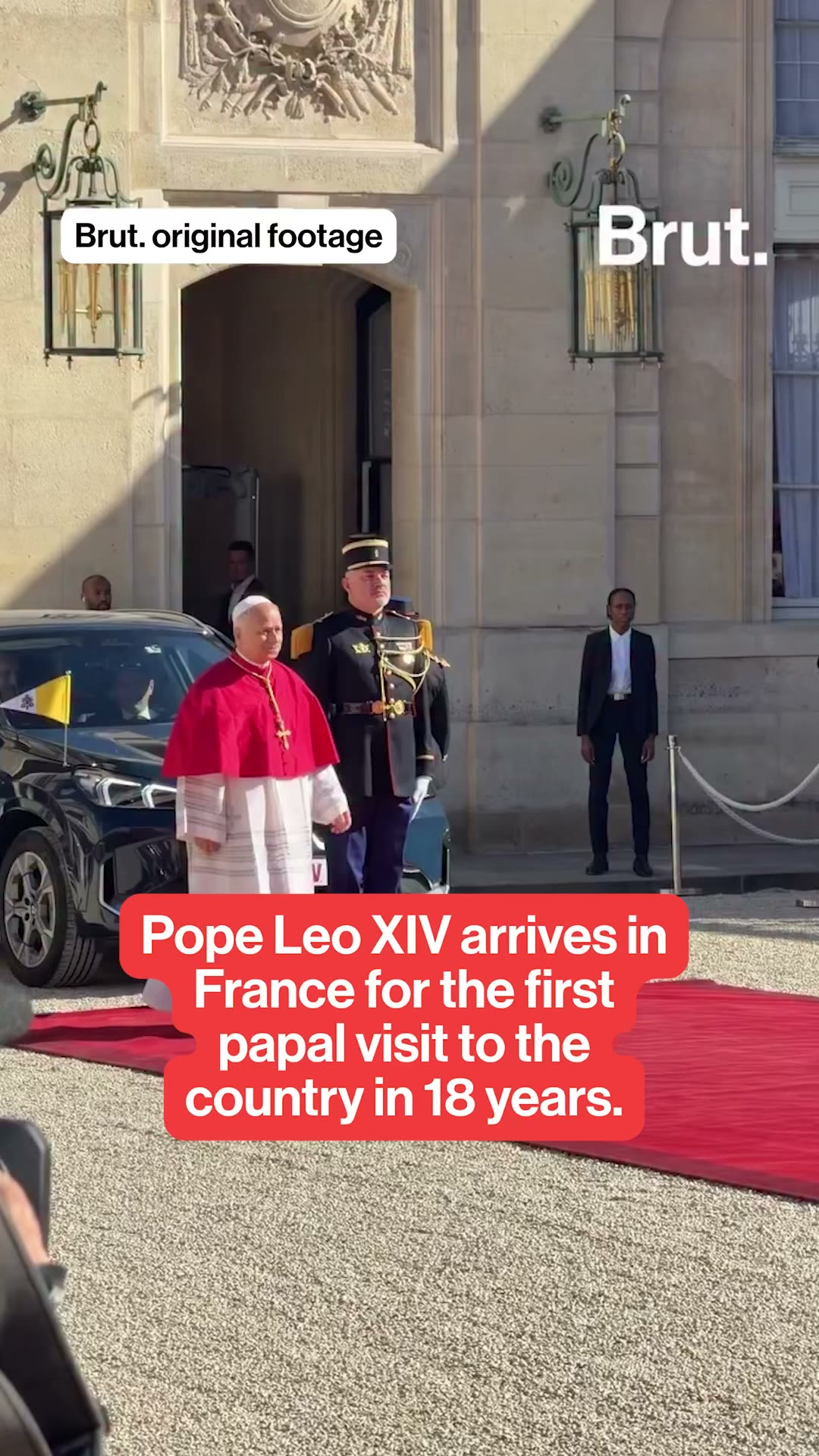 Pope Leo XIV arrives in France for the first papal visit to the country in 18 years.