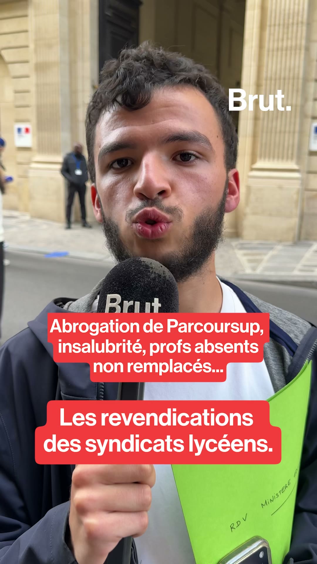 Profs absents, insalubrité, abrogation de Parcoursup : les revendications des syndicats lycéens.