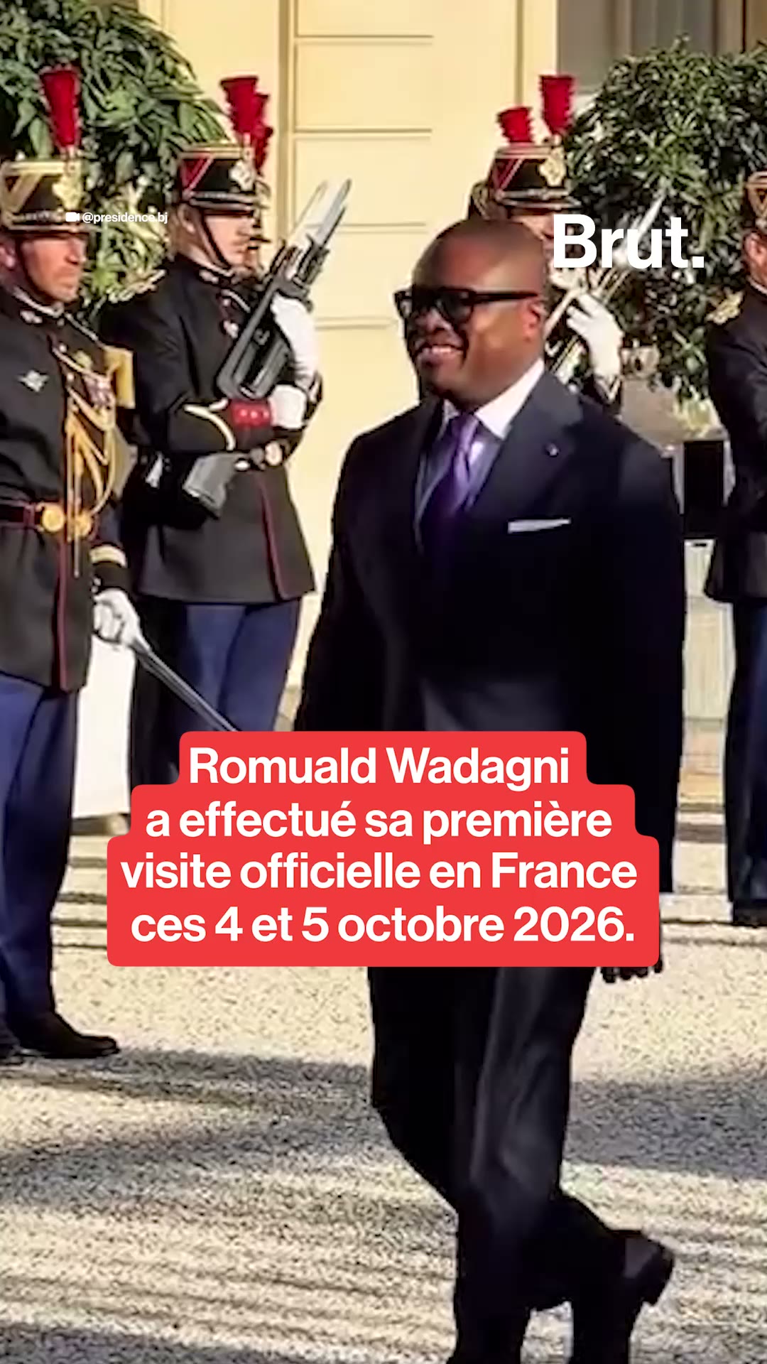 🇧🇯 Bénin : le président Romuald Wadagni en visite officielle en France.